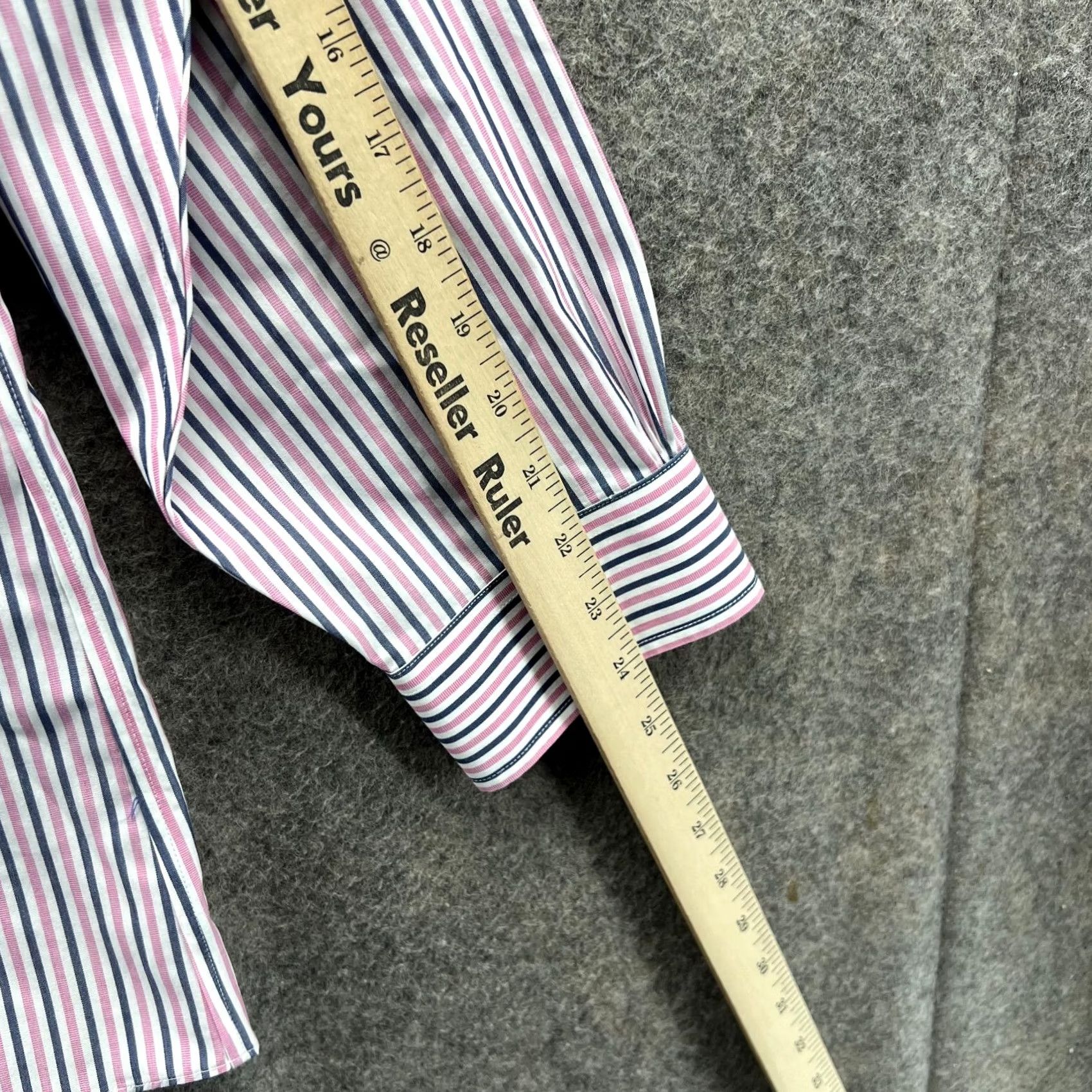 Brooks Brothers VINTAGE Brooks Brothers Shirt Mens 17 33 Pink Button-Down Preppy Striped Regent Cotton Size US XL / EU 56 / 4 - 5 Thumbnail