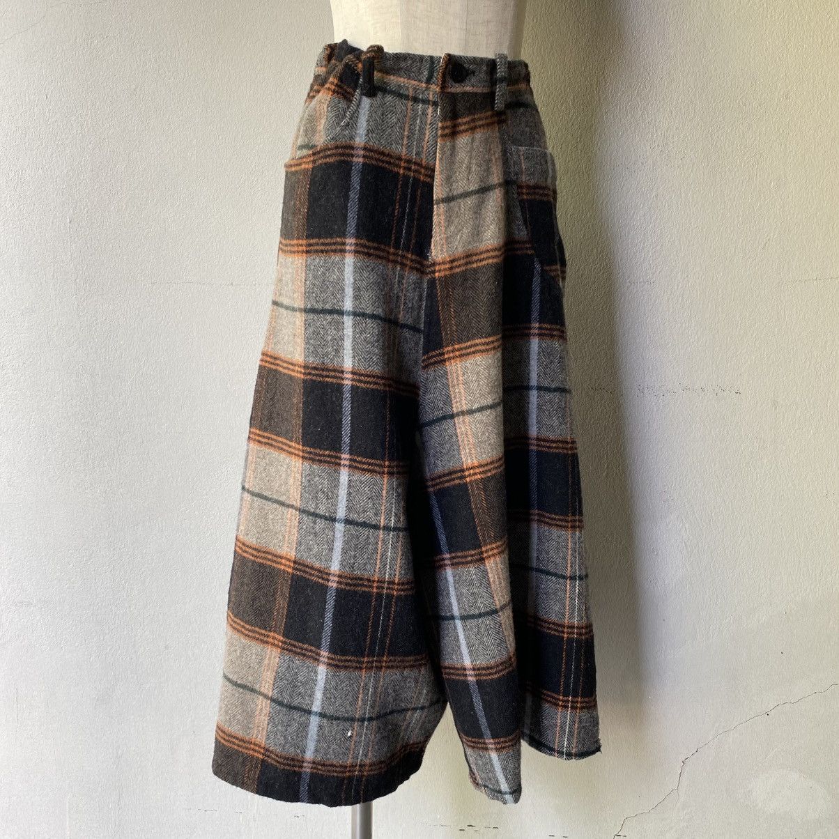 Y's Y’s Plaid Wool Skort with Lining Size 29" - 22 Thumbnail
