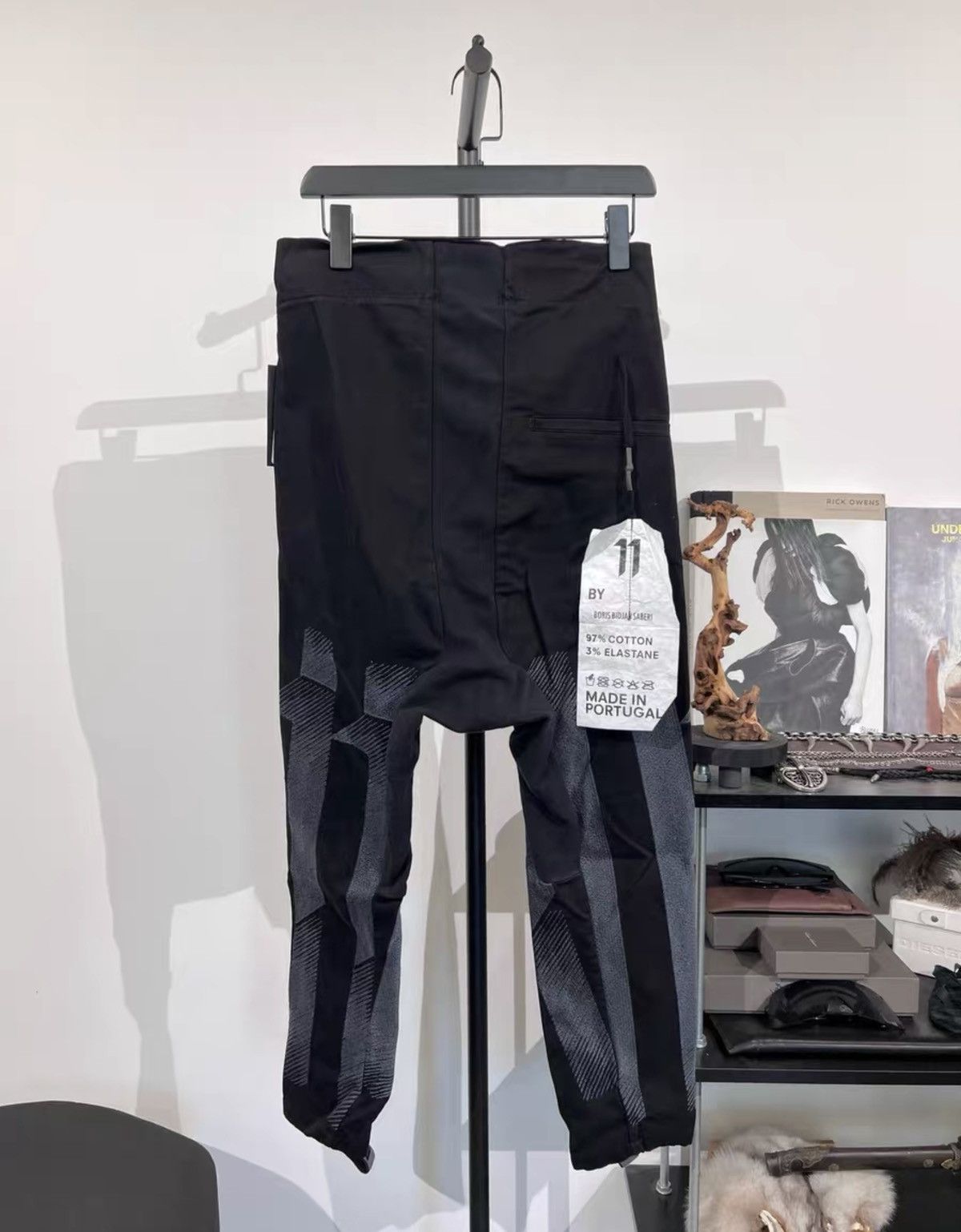 11 By Boris Bidjan Saberi 11ByBBS Heavyweight Embroidered Pants Size US 31 - 2 Thumbnail