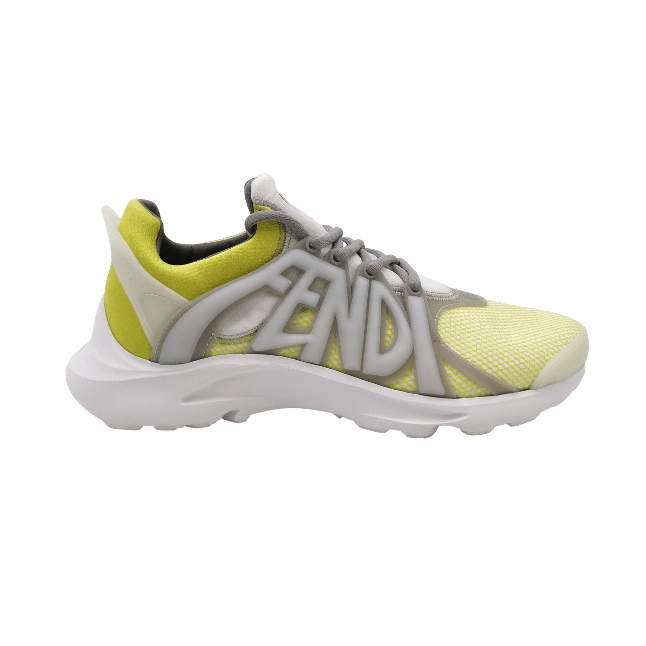 Fendi Fendi Logo Mesh Low-Top Sneakers 43 Size US 10 / EU 43 - 1 Thumbnail