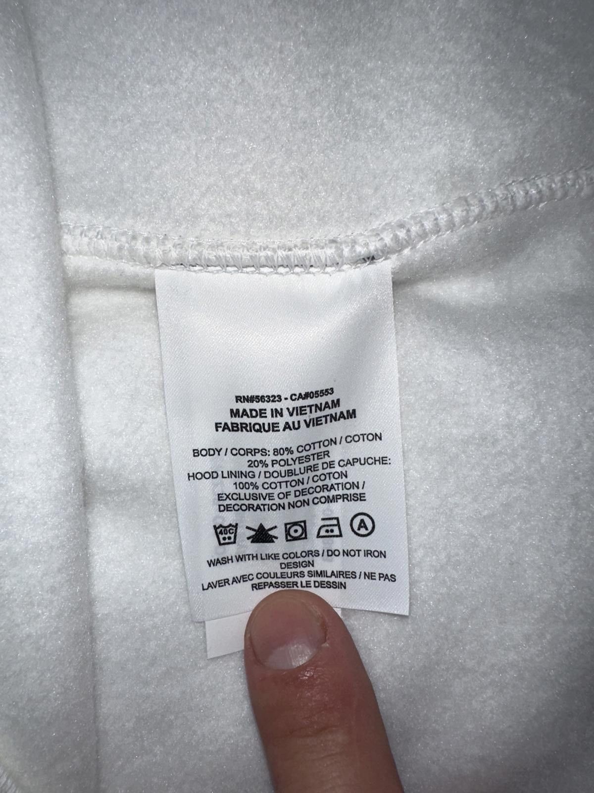 Nike Nike Men’s Club Fleece Football White/Black/Red Hoodie Size US L / EU 52-54 / 3 - 7 Thumbnail