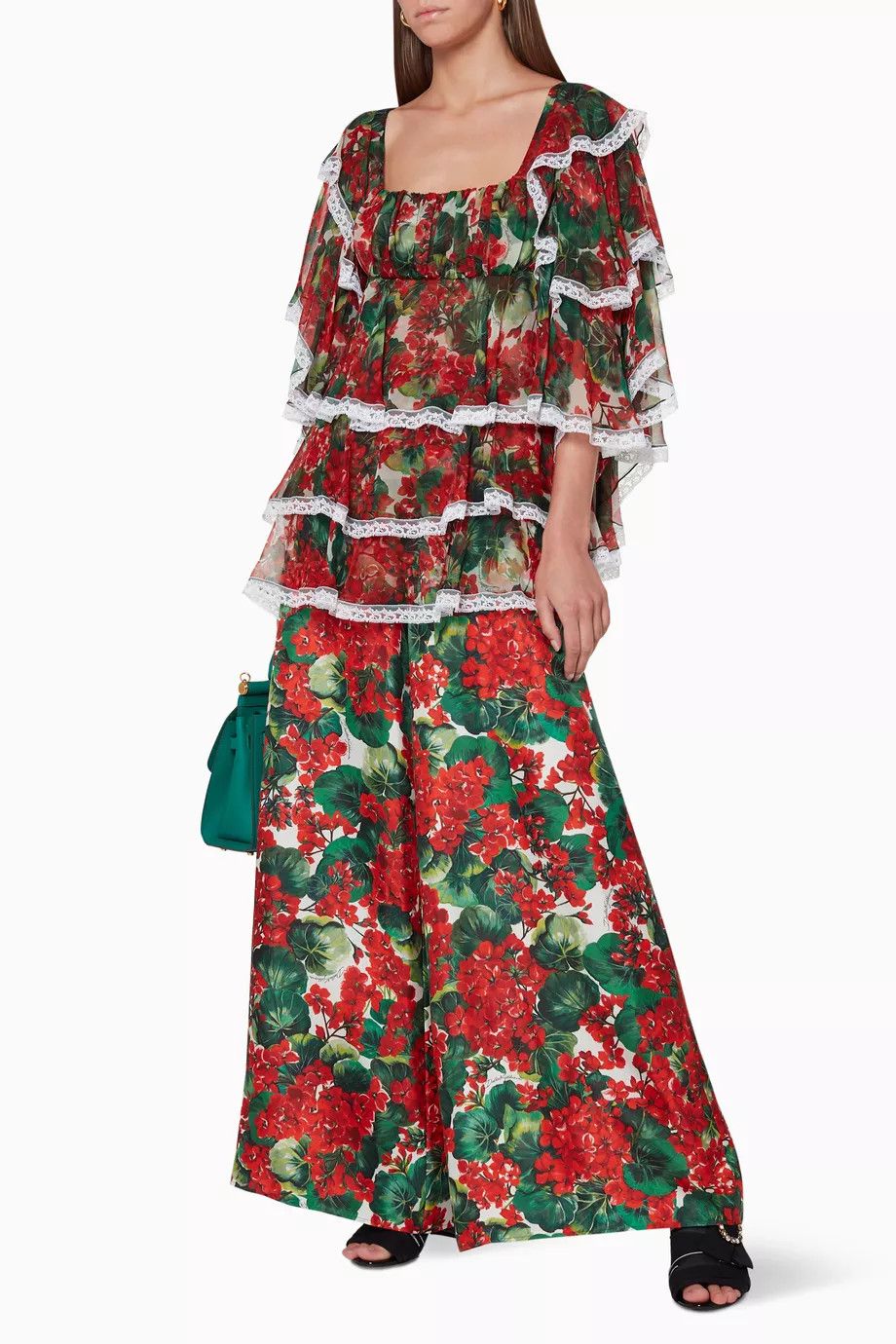 Dolce & Gabbana o1y0925 Silk Blouse in Multicolor Size S / US 4 / IT 40 - 4 Thumbnail