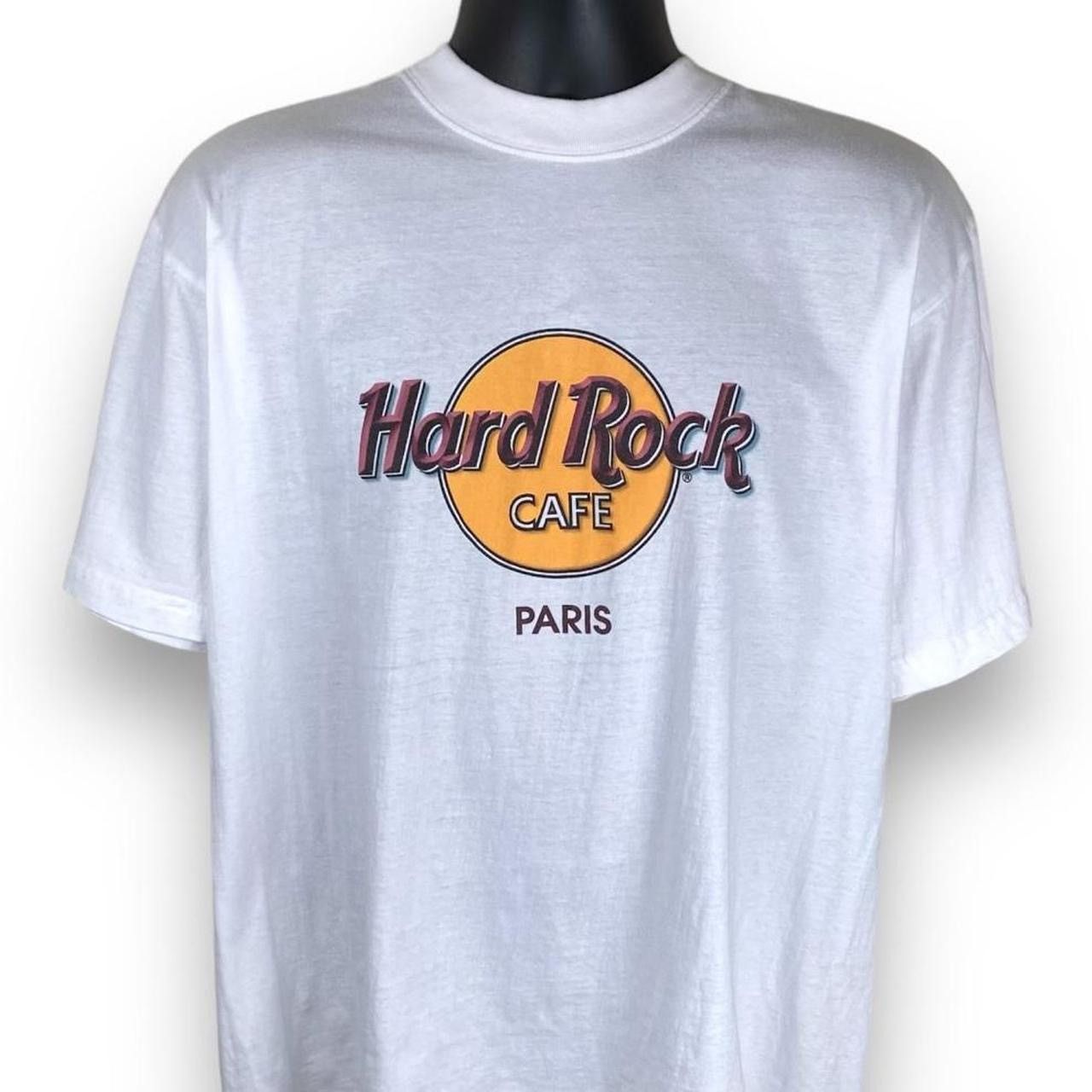 Hard Rock Cafe × Vintage Vintage Hard Rock Cafe Paris Travel Destination Tshirt Size US M / EU 48-50 / 2 - 1 Thumbnail