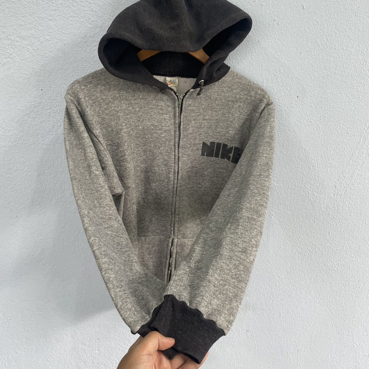 Nike Vintage 70s nike block hoodie zipper Size US M / EU 48-50 / 2 - 6 Thumbnail