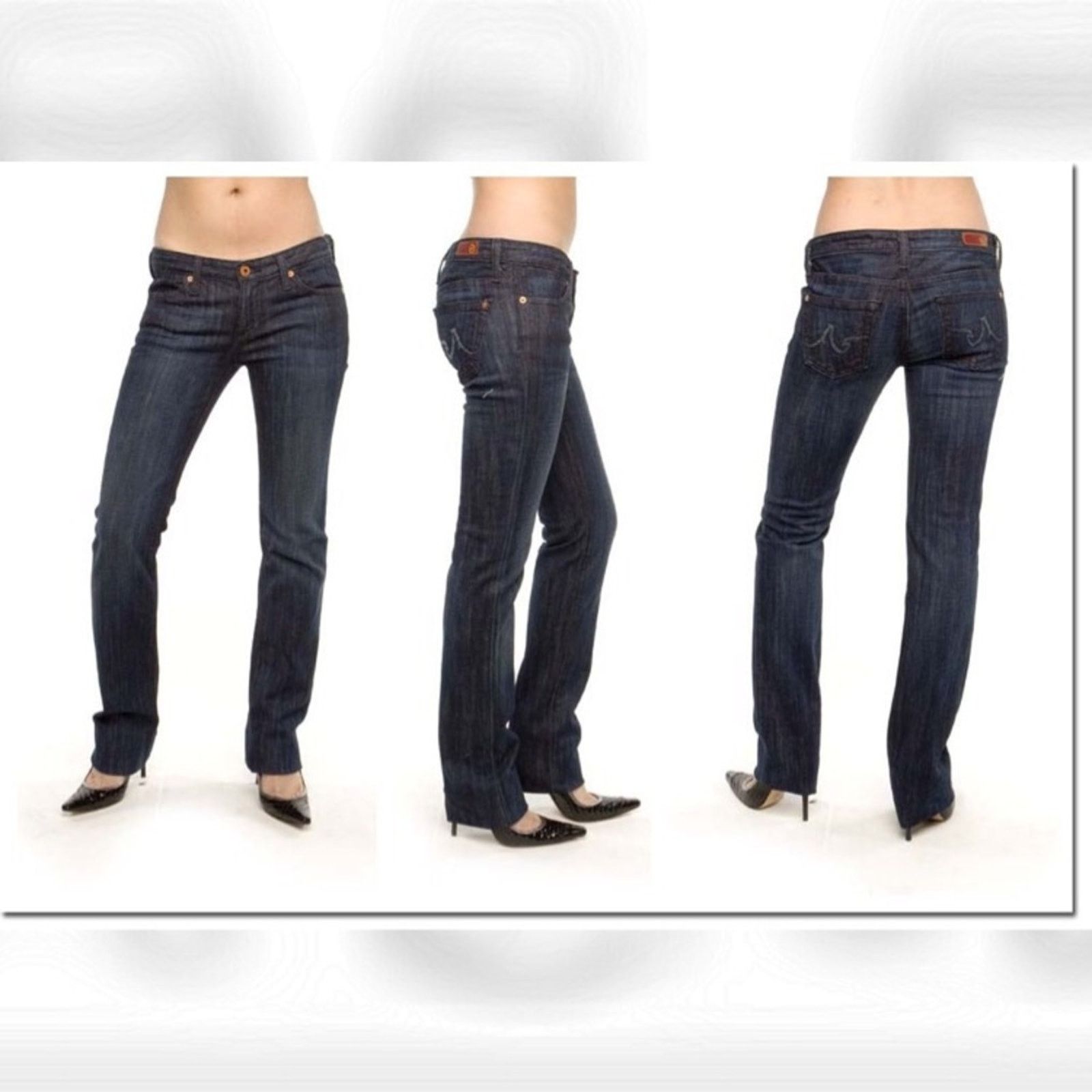 AG Adriano Goldschmied NWT Adriano Goldschmted The Casablanca Blue Jeans Size 27" / US 4 / IT 40 - 2 Thumbnail