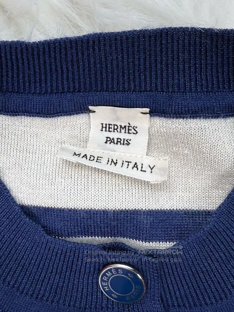 Hermes Hermes 23 Spring-Summer Knitted Cardigan - Slightly Pilled Size XS / US 0-2 / IT 36-38 - 3 Thumbnail