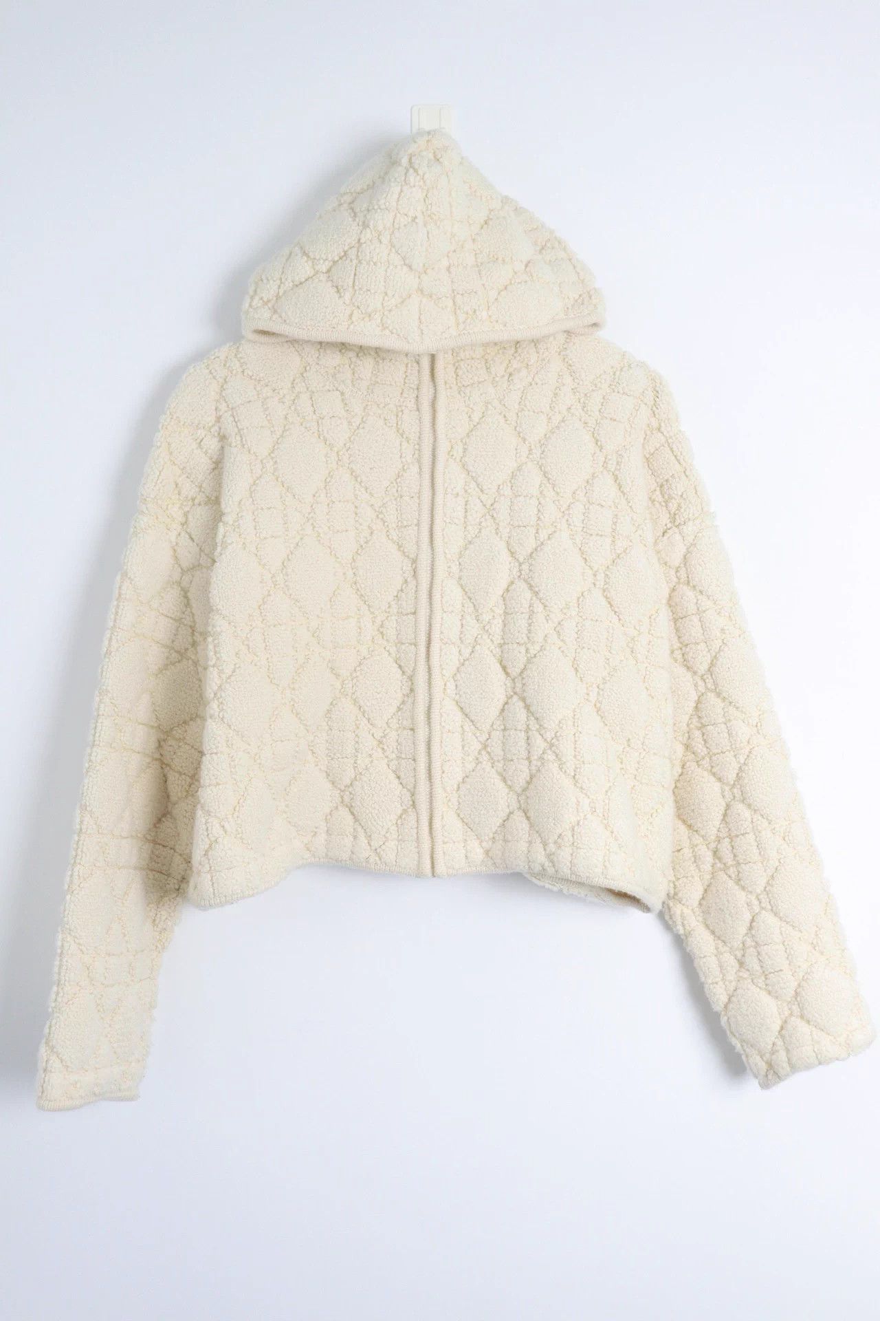 Dior Dior Tartan Hooded Knit Cardigan White 2025 PS 38 Size S / US 4 / IT 40 - 1 Thumbnail