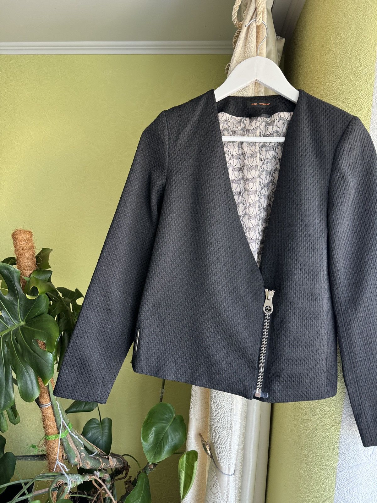 Cop Copine Cop Copine Asymmetric Zip Blazer Avant Garde Jpg style Size S / US 4 / IT 40 - 5 Thumbnail