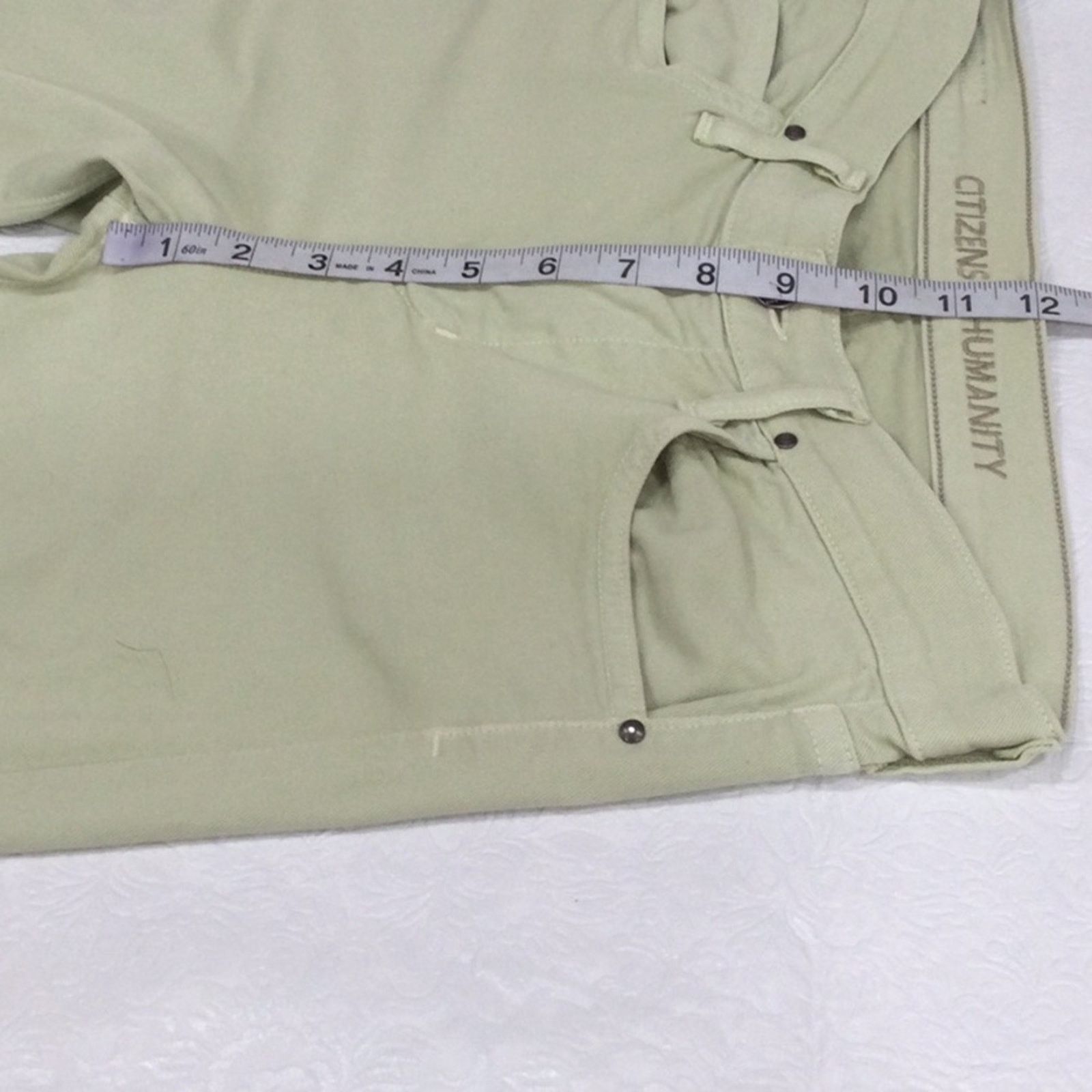 Citizens Of Humanity Citizens of Humanity Jerome Dahan Pale Green Skinny Pant 26 Size 26" / US 2 / IT 38 - 15 Thumbnail