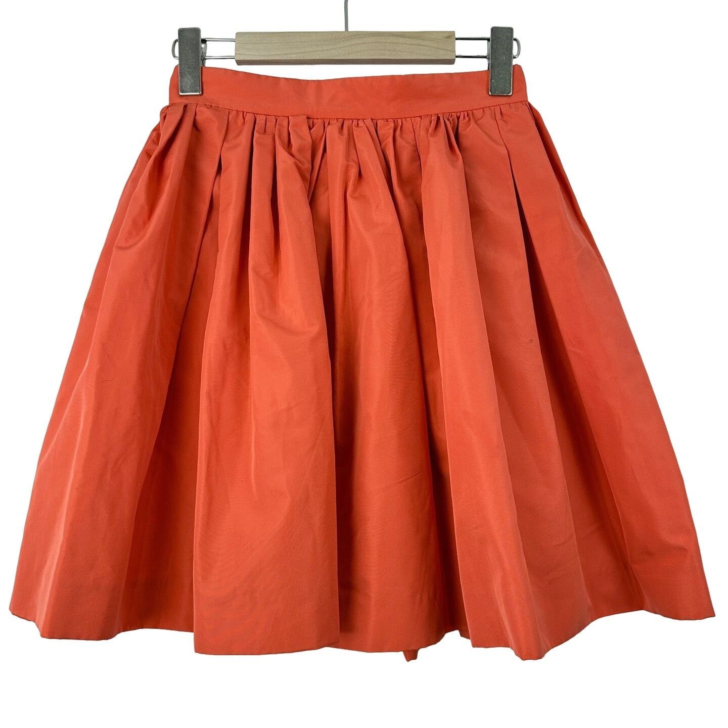 Miu Miu Miu Miu Orange Flared Mini Skirt 38 Size 26" / US 2 / IT 38 - 1 Thumbnail