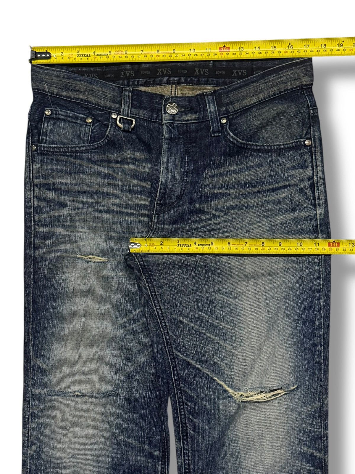 Edwin Vintage Edwin 412XVS Y2K Japanese Streetwear Denim Jeans 34 Size US 34 / EU 50 - 17 Thumbnail