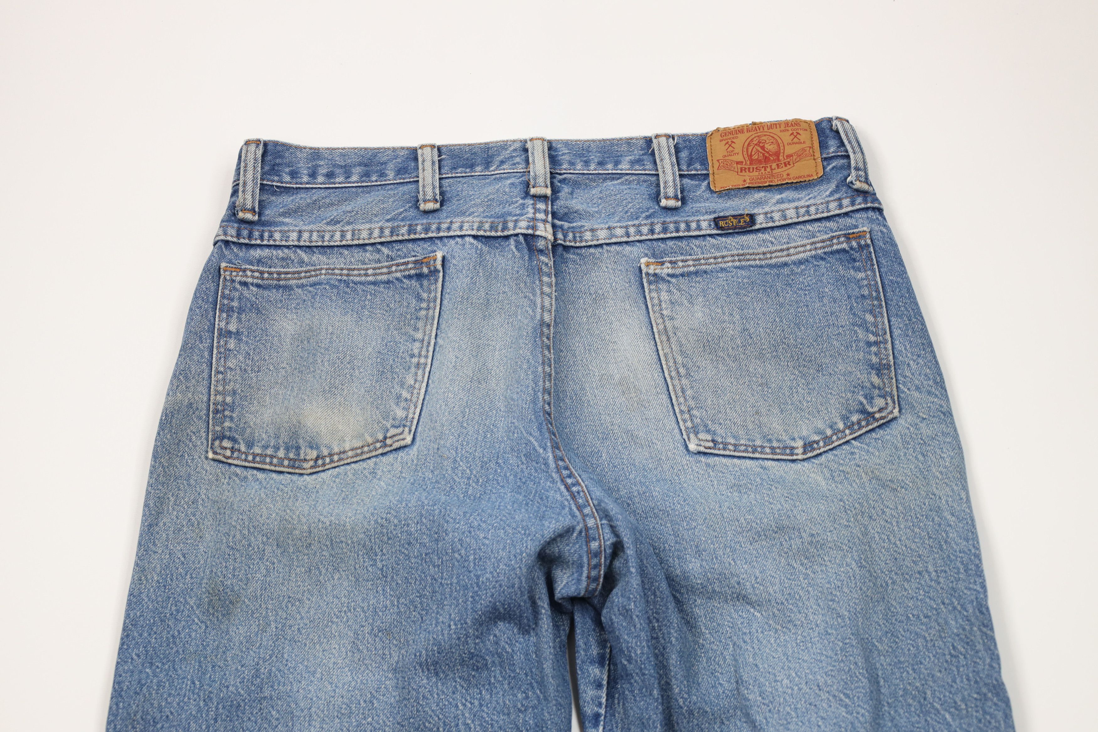 Vintage Vintage 90s Streetwear Straight Leg Denim Jeans Blue USA Size US 34 / EU 50 - 13 Thumbnail