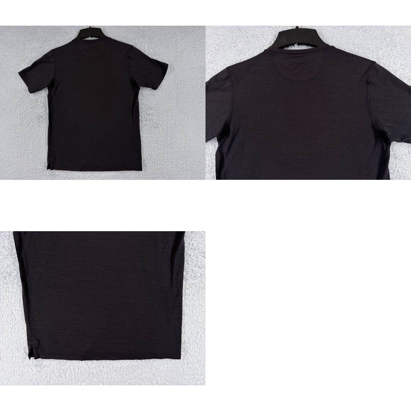 Patagonia VINTAGE Patagoni a Shirt Men Extra Small Black Short Sleeve Crew Neck 100% Polyester Size US XS / EU 42 / 0 - 9 Thumbnail