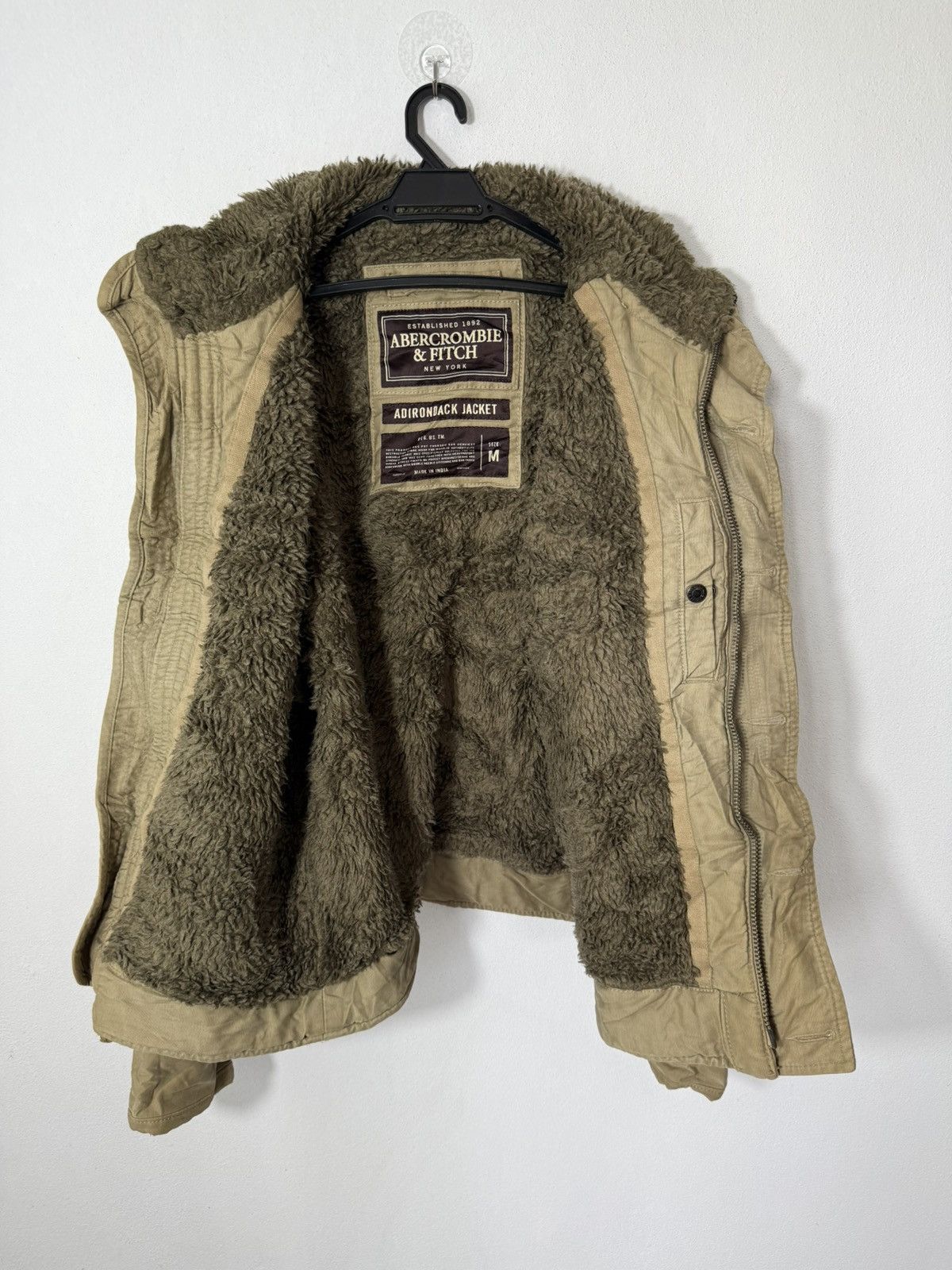 Abercrombie & Fitch ABERCROMBIE & FITCH NEW YORK MILITARY STYLE HEAVY COAT Size US M / EU 48-50 / 2 - 7 Thumbnail