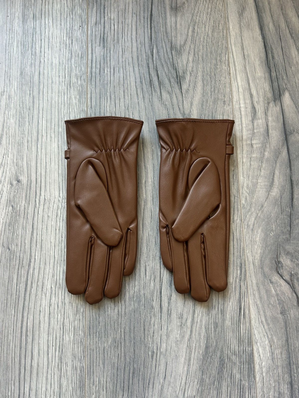 Saint Laurent Paris YSL Rive Gauche Nappa Leather Gloves Size ONE SIZE - 2 Thumbnail