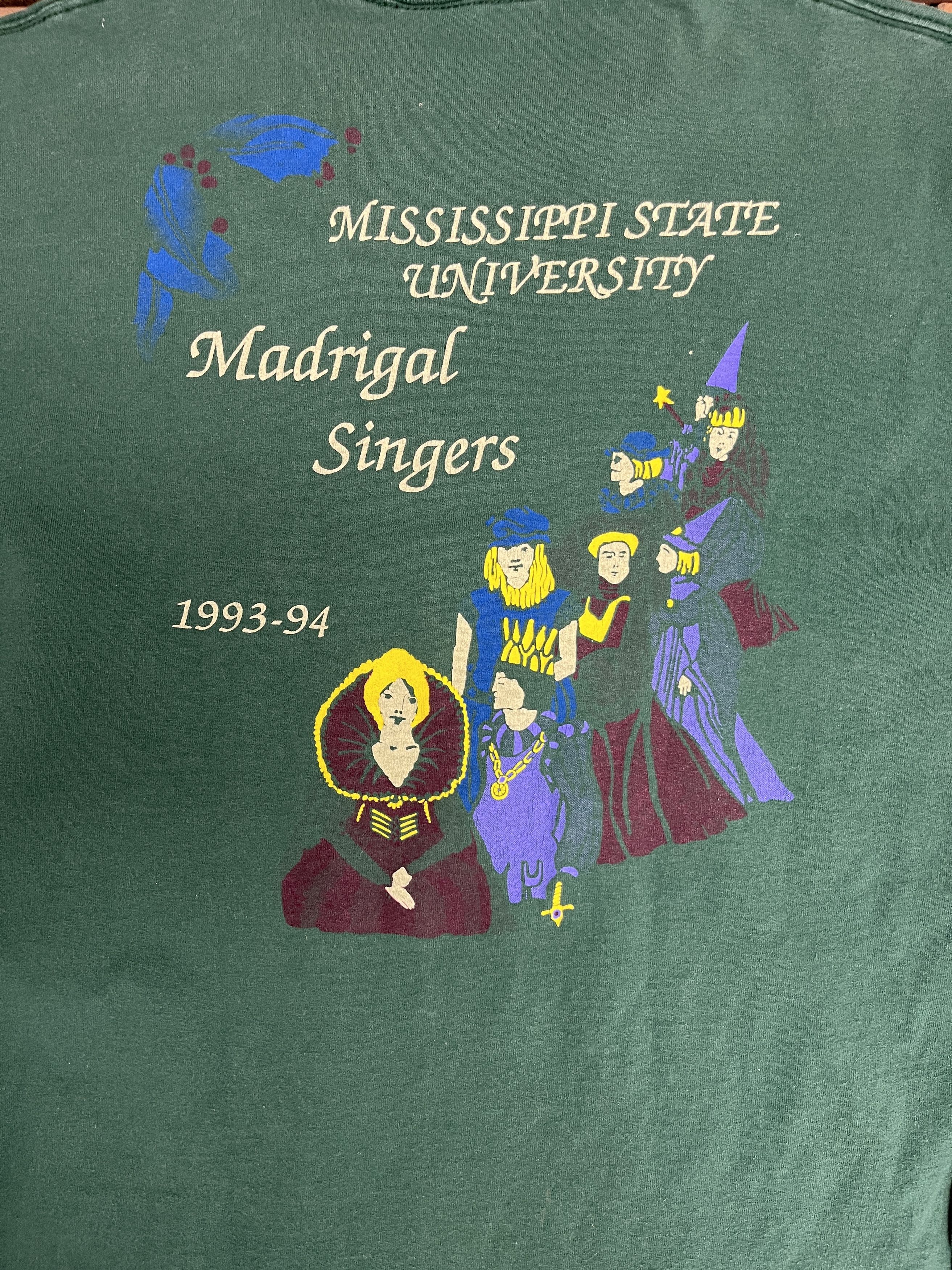 Vintage Mississippi State University Madrigal Singers Vintage Tee Size US XL / EU 56 / 4 - 5 Thumbnail