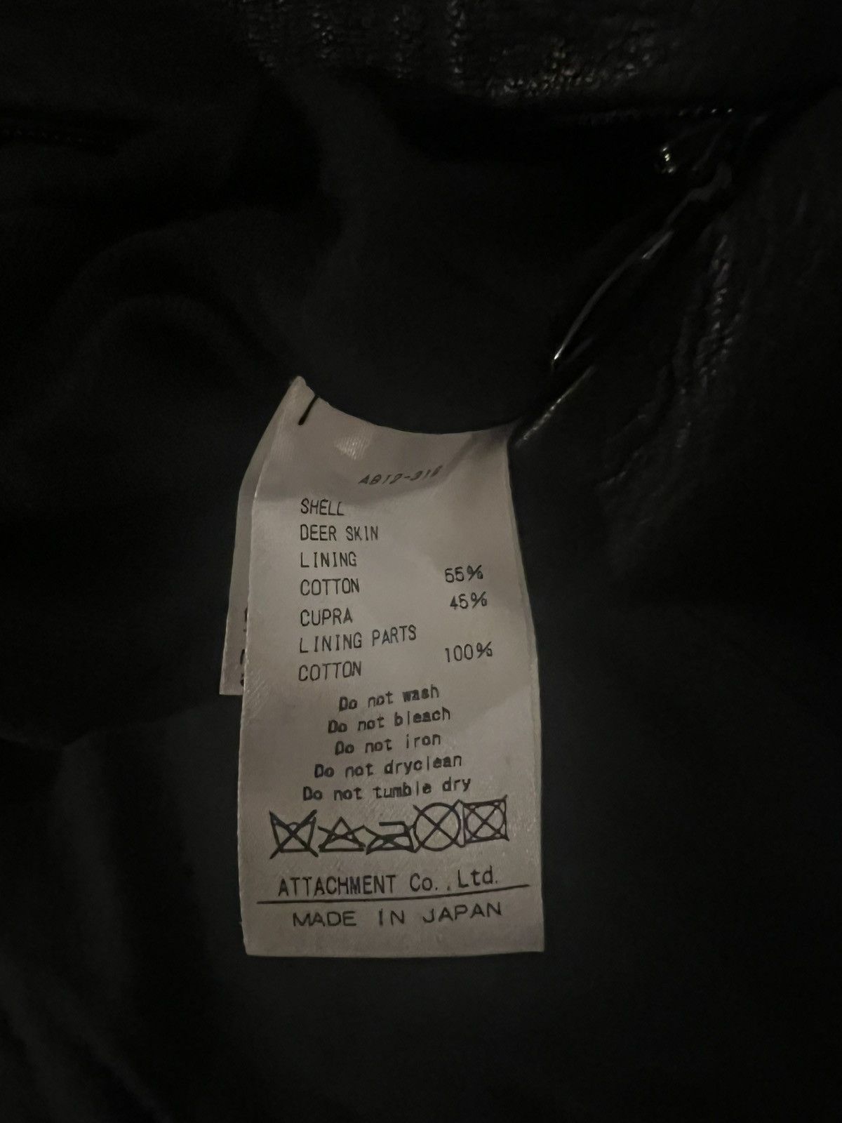 Attachment $1500 Attachment Deer Skin Leather Jacket Size US S / EU 44-46 / 1 - 8 Thumbnail