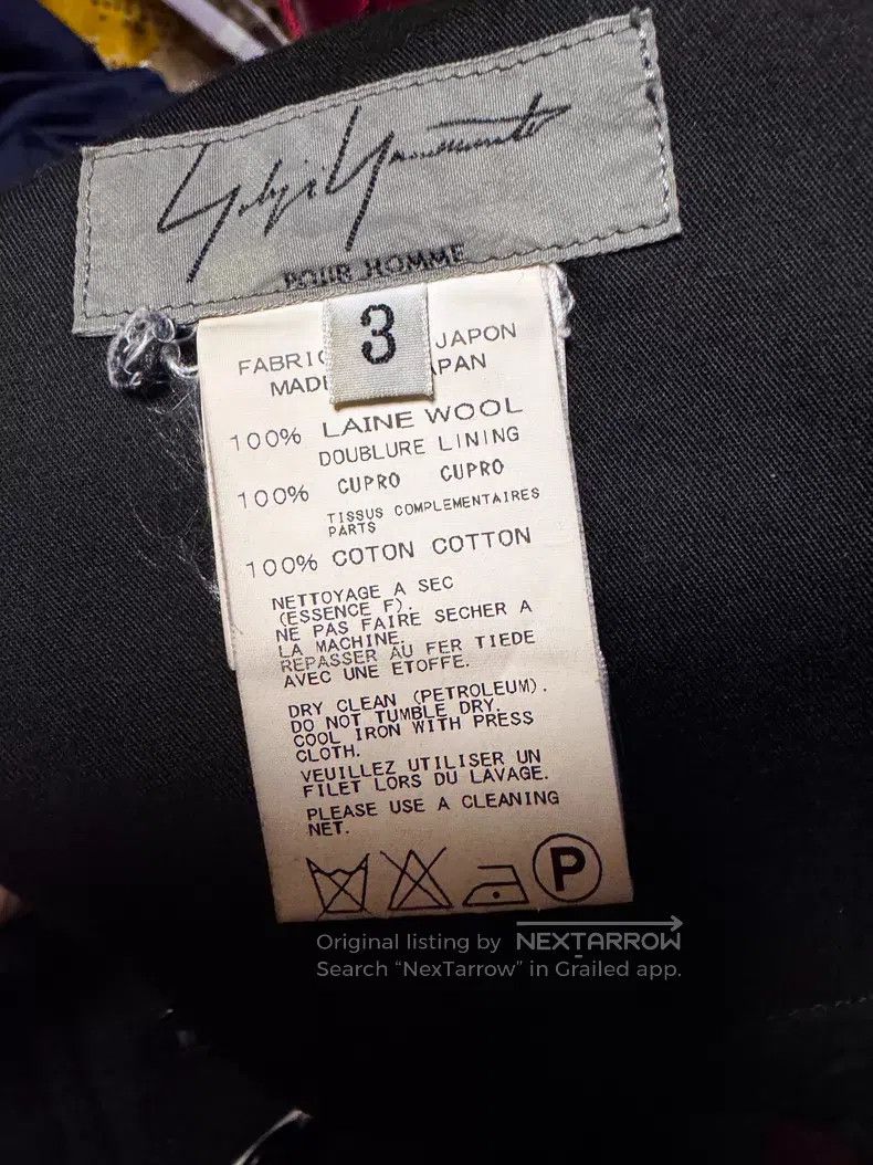 Yohji Yamamoto Yohji Yamamoto size 3 16aw pants Size US 30 / EU 46 - 3 Thumbnail