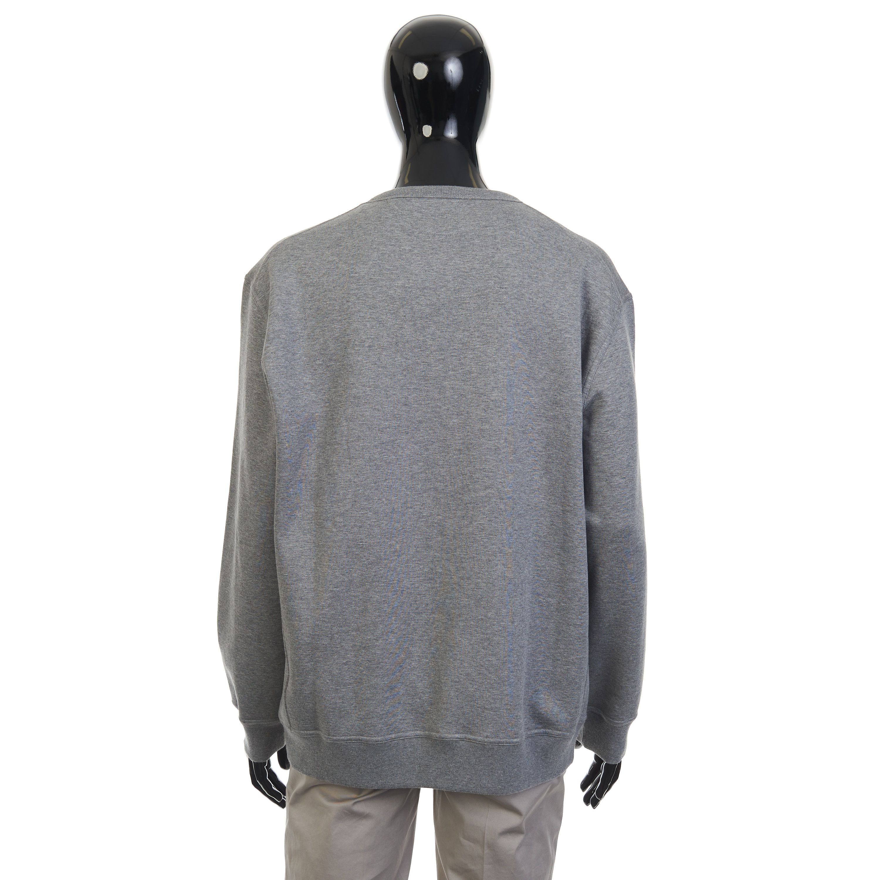 Brunello Cucinelli Gray Crewneck Sweatshirt - Cotton, Cashmere & Silk Blend Size US XL / EU 56 / 4 - 5 Thumbnail