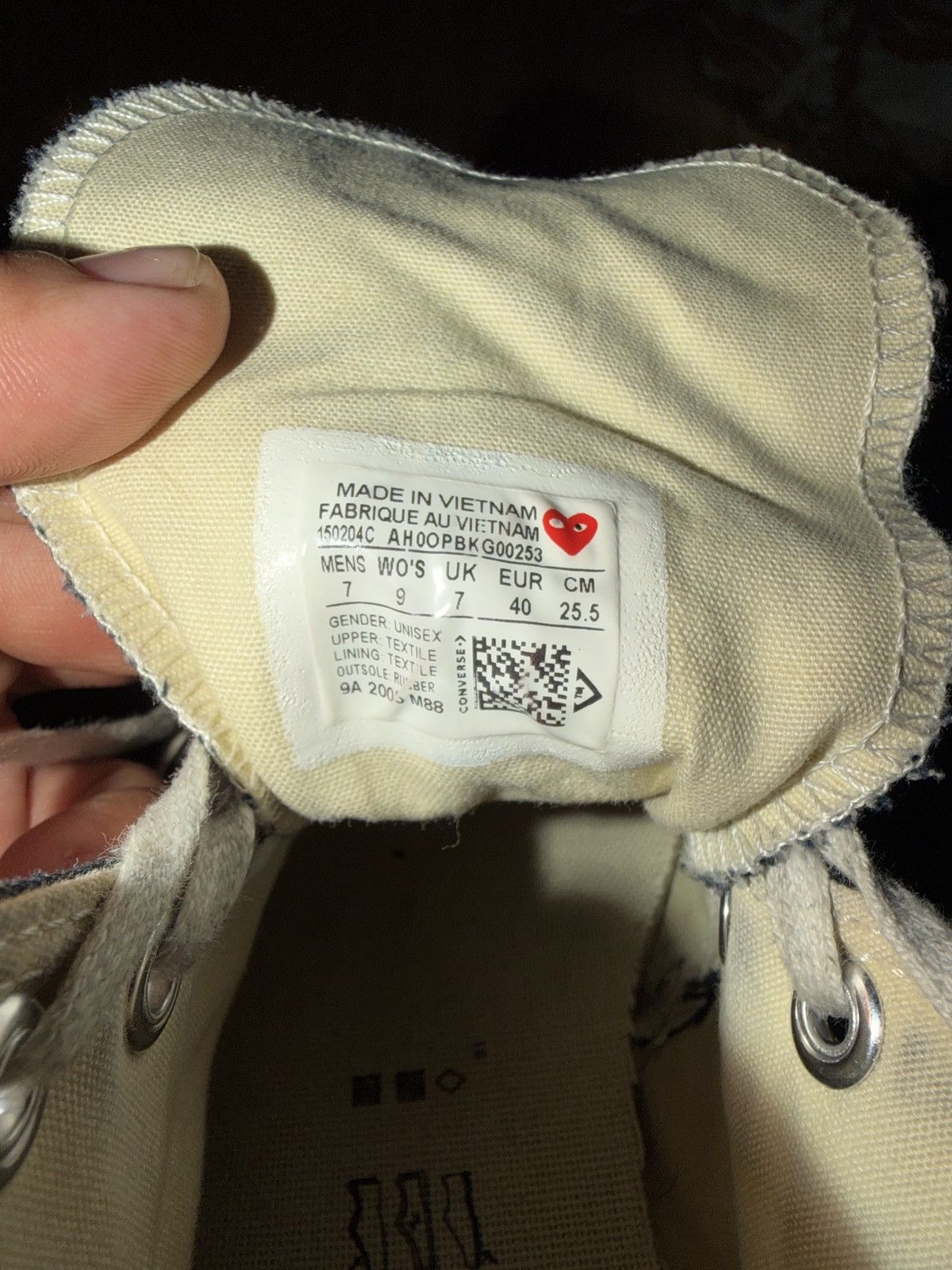CDG by Comme des Garcons Comme des garçons CHUCK TAYLORS Size US 7 / EU 40 - 1 Thumbnail