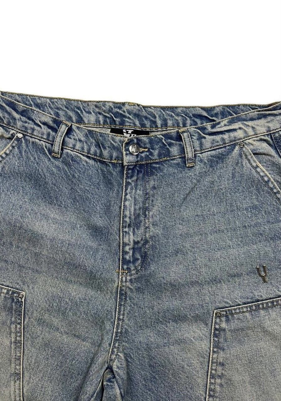Designer YFM Denim Jeans Blue Size US 34 / EU 50 - 4 Thumbnail