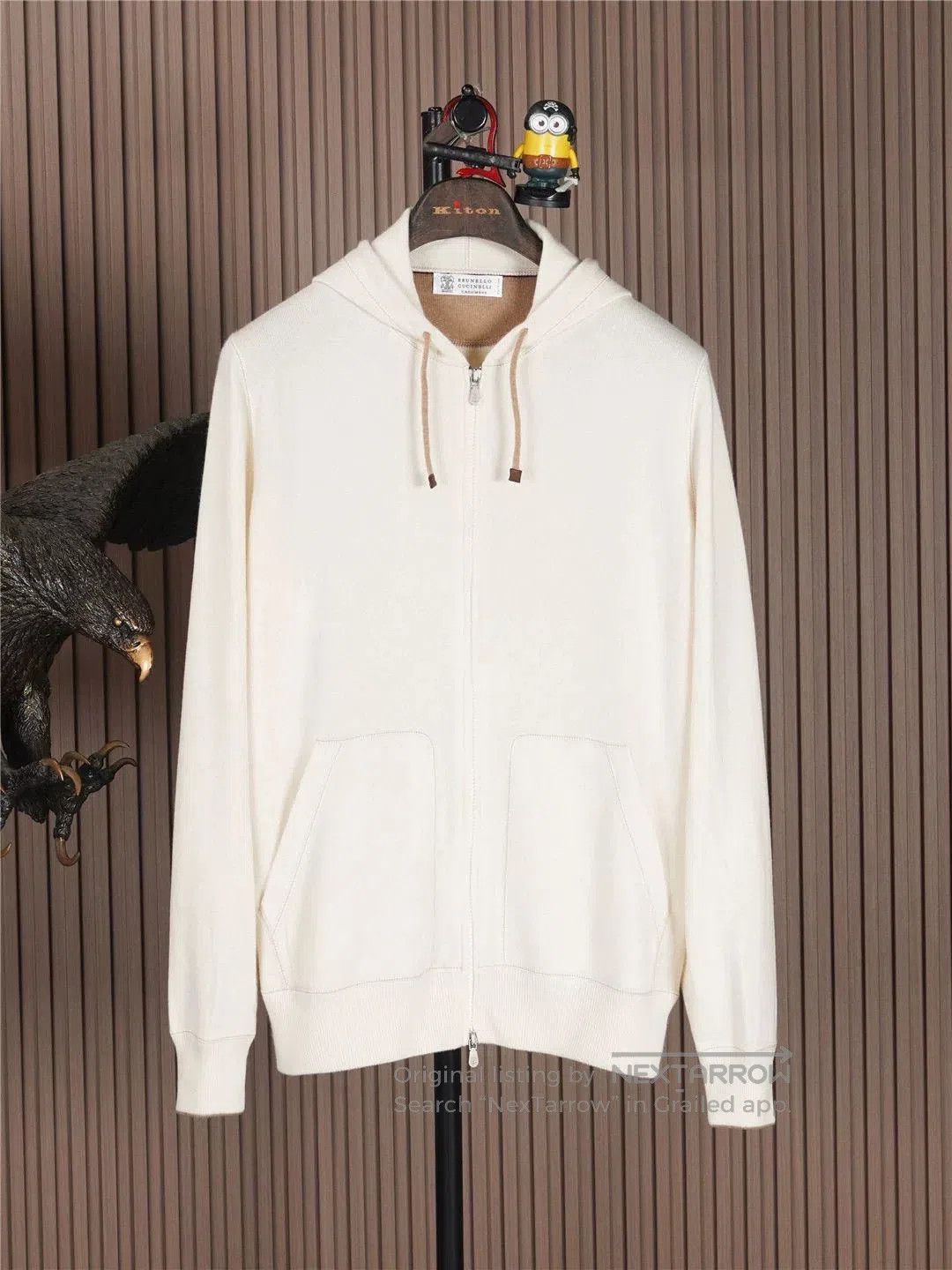 Brunello Cucinelli Brunello Cucinelli Men's Cashmere Hooded Jacket. Size US L / EU 52-54 / 3 - 1 Thumbnail