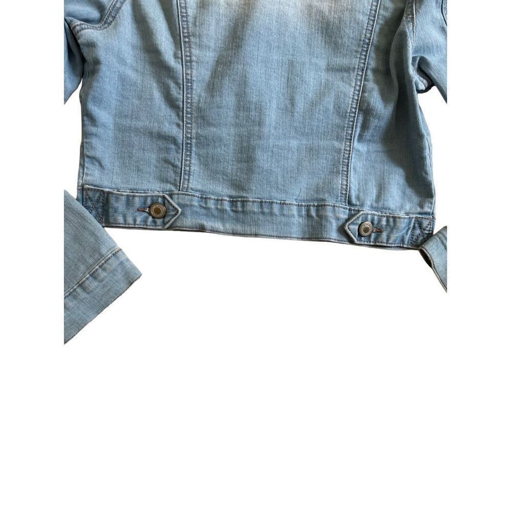 Vintage Vintage 90s Papaya Womens Cropped Button Denim Jacket Size M Size M / US 6-8 / IT 42-44 - 8 Thumbnail