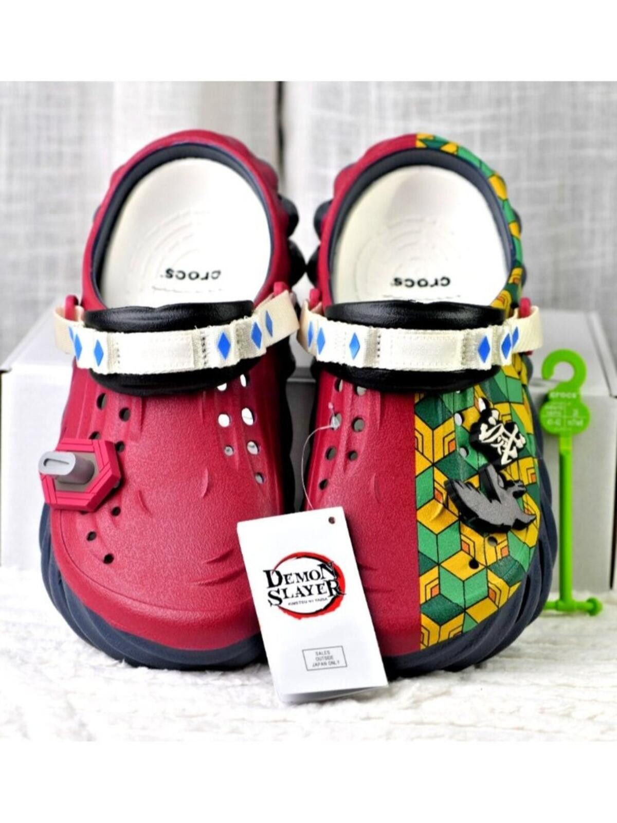 Crocs Crocs Demon Slayer Echo Clogs Unisex | 211413-90H Size US 8 / EU 41 - 1 Thumbnail