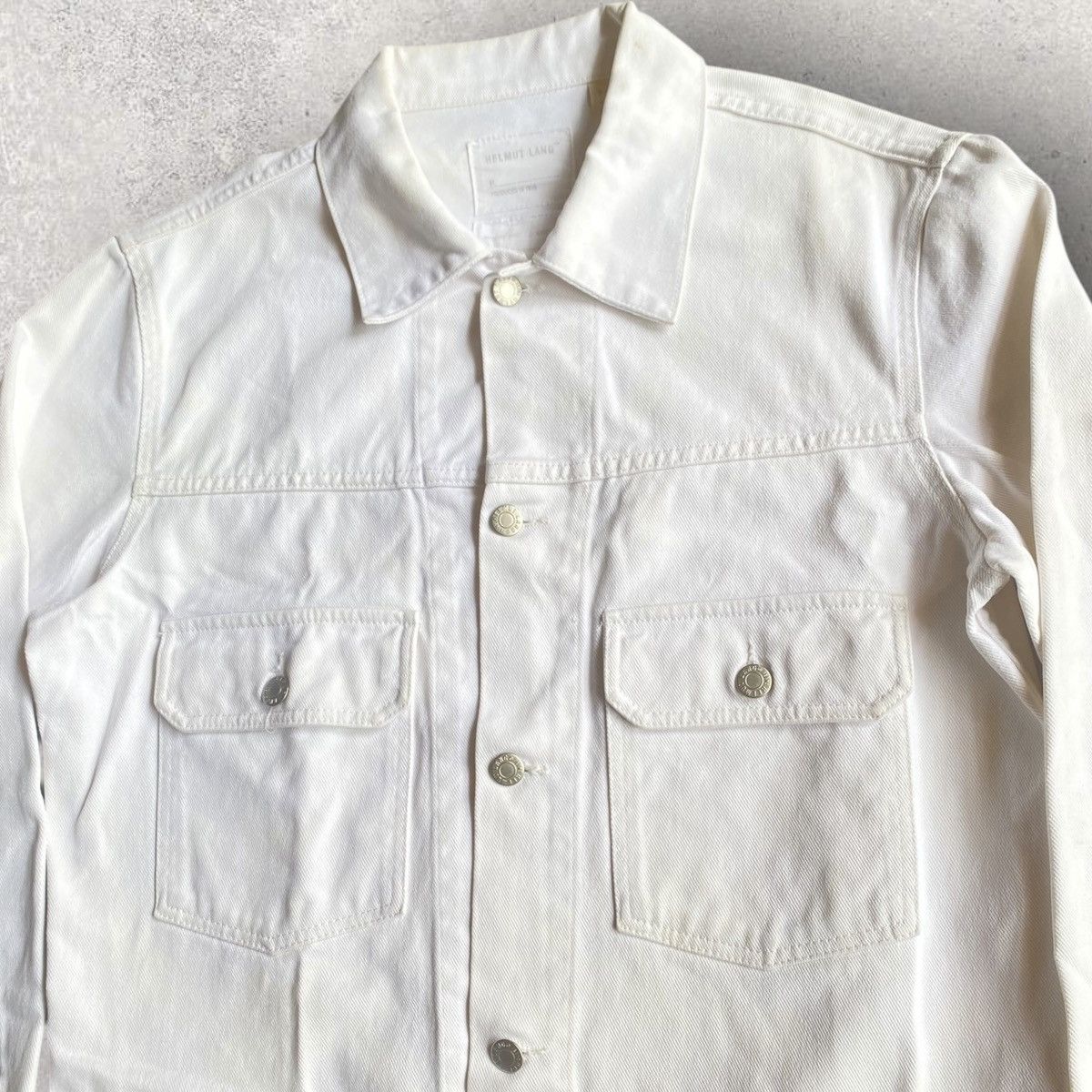 Helmut Lang 1999 Archive Low Two Pocket Denim Trucker Size US S / EU 44-46 / 1 - 1 Thumbnail