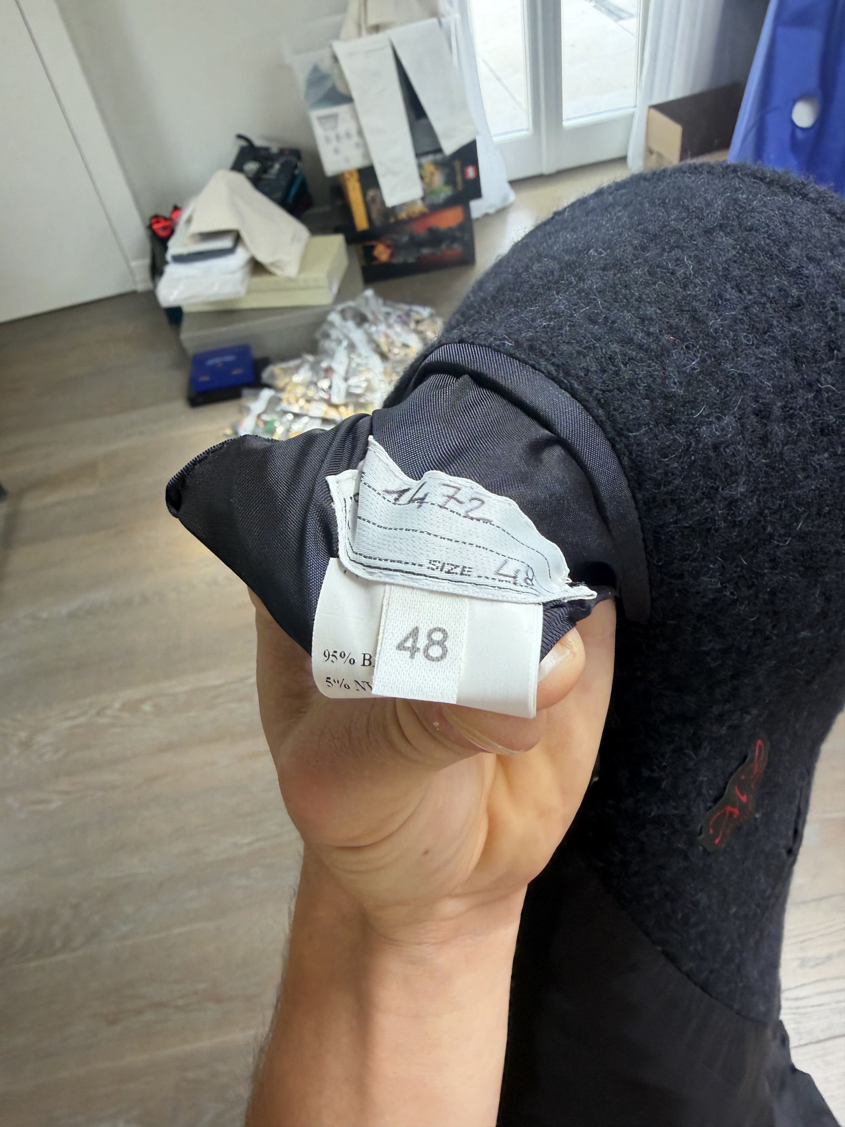 MP Massimo Piombo MP di Massimo Piombo Baby Alpaca Breasted Oversized Coat Size 48L - 5 Thumbnail