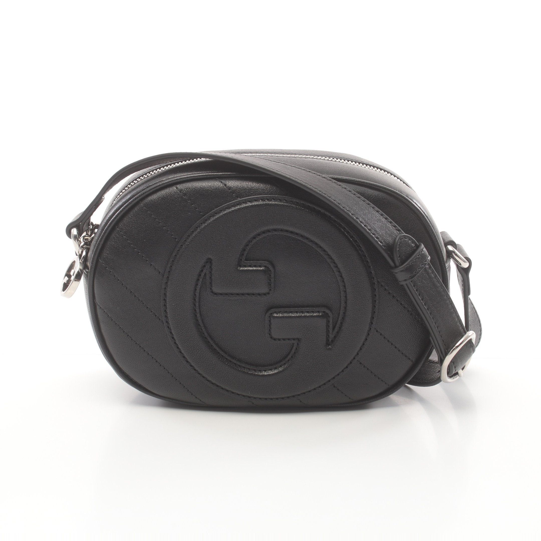 Gucci Gucci Blondie Shoulder Bag Leather Black Size ONE SIZE - 1 Thumbnail