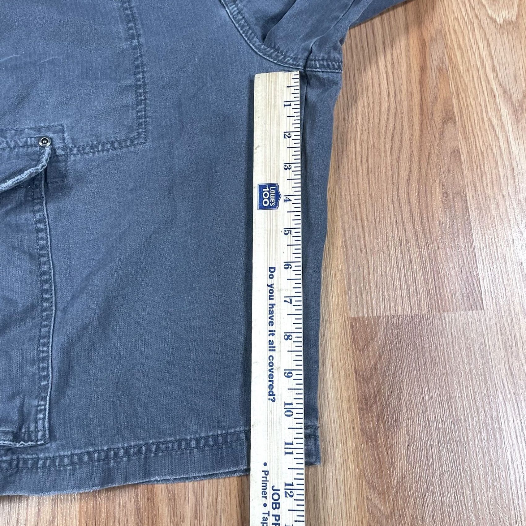 Vintage Kirra Cargo Shorts Mens 34W Gray Khaki Utility Flat Front Pockets 100% Cotton - Vintage - Sales Size US 34 / EU 50 - 6 Thumbnail