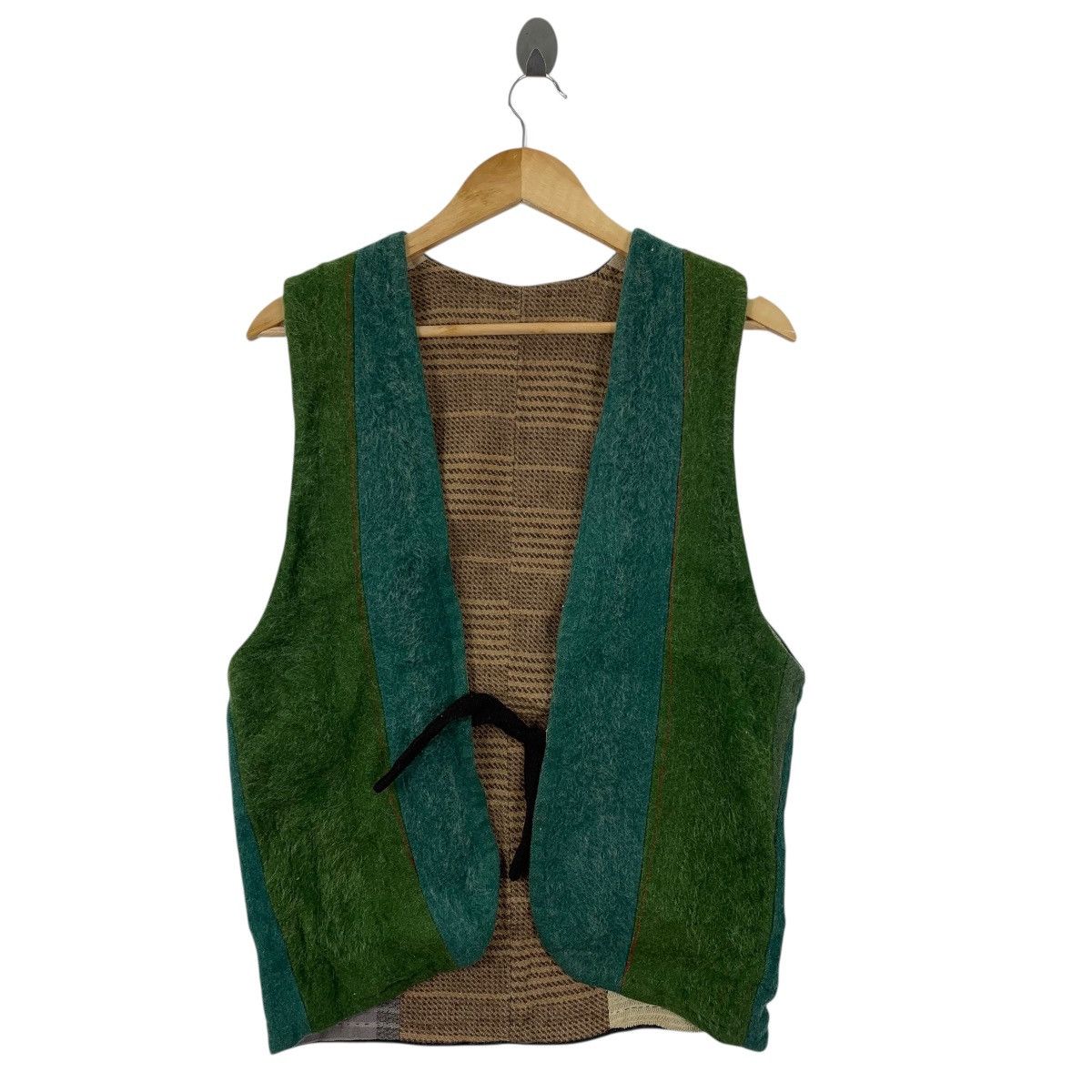 Vintage Vintage JAPAN HANDMADE UPCYCLED Patchwork Reversible Vest Size US S / EU 44-46 / 1 - 1 Thumbnail