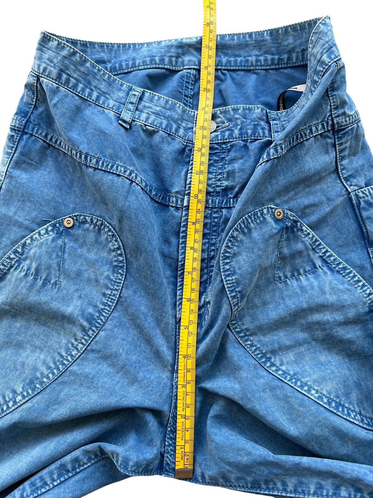 Designer × Issey Miyake × mercibeaucoup Mercibeaucoup By Issey Miyake Multipocket Denim Pants Size 29" - 10 Thumbnail