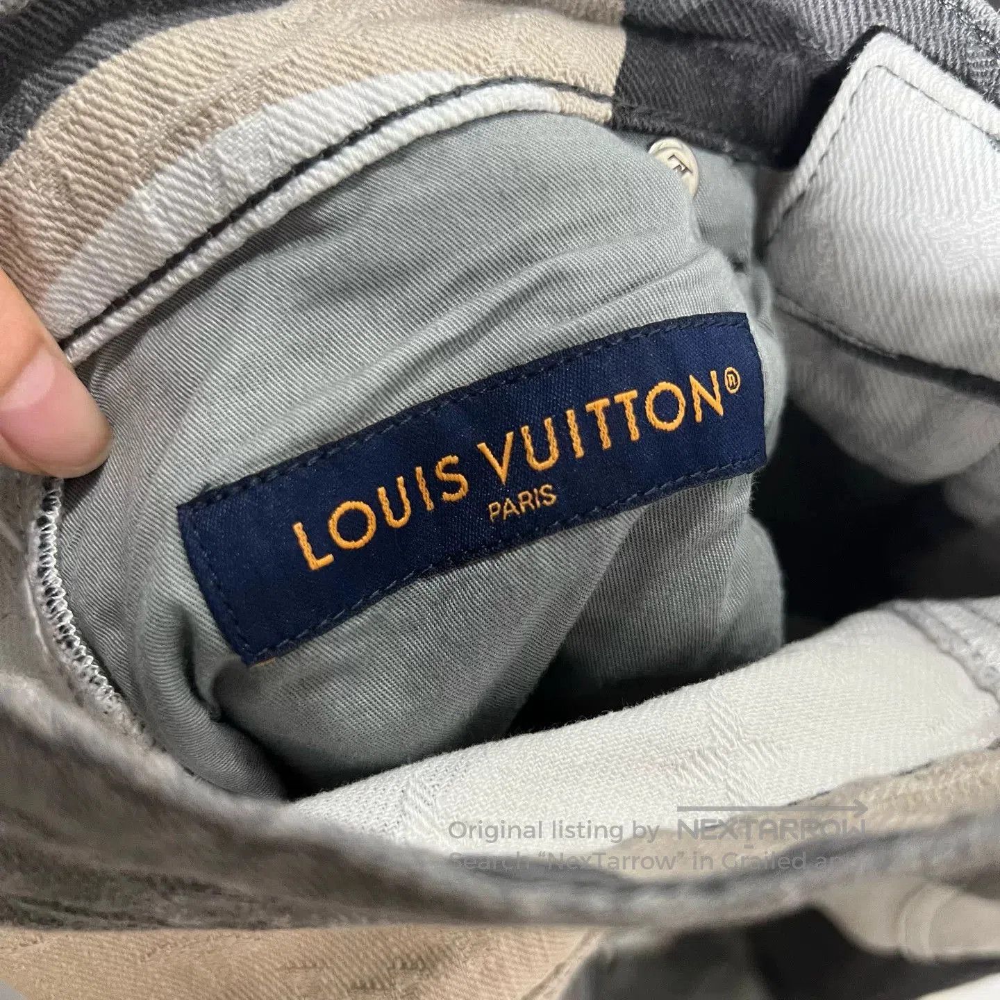 Louis Vuitton Louis Vuitton Portrait Print Denim Jeans. Size US 28 / EU 44 - 3 Thumbnail