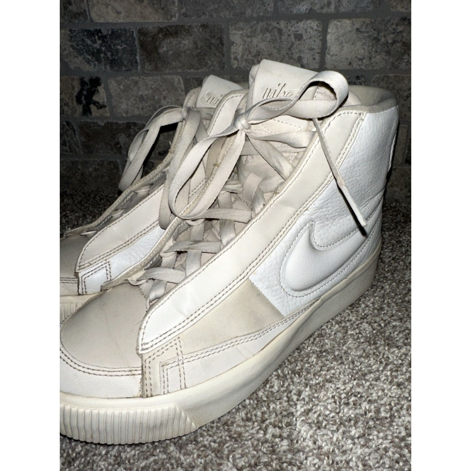 Nike Nike Blazer Mid Victory Summit White Cream Shoes Women's 7 Size M / US 6-8 / IT 42-44 - 3 Thumbnail