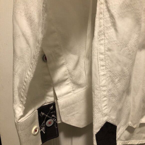 Other maceoo men's white cotton casual shirt size: 2XL Size US XXL / EU 58 / 5 - 3 Thumbnail
