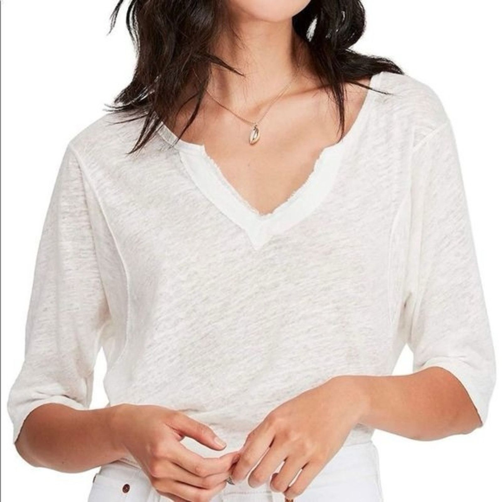 Free People Free People We The Free Head In The Clouds Top Womens Large Size L / US 10 / IT 46 - 1 Thumbnail