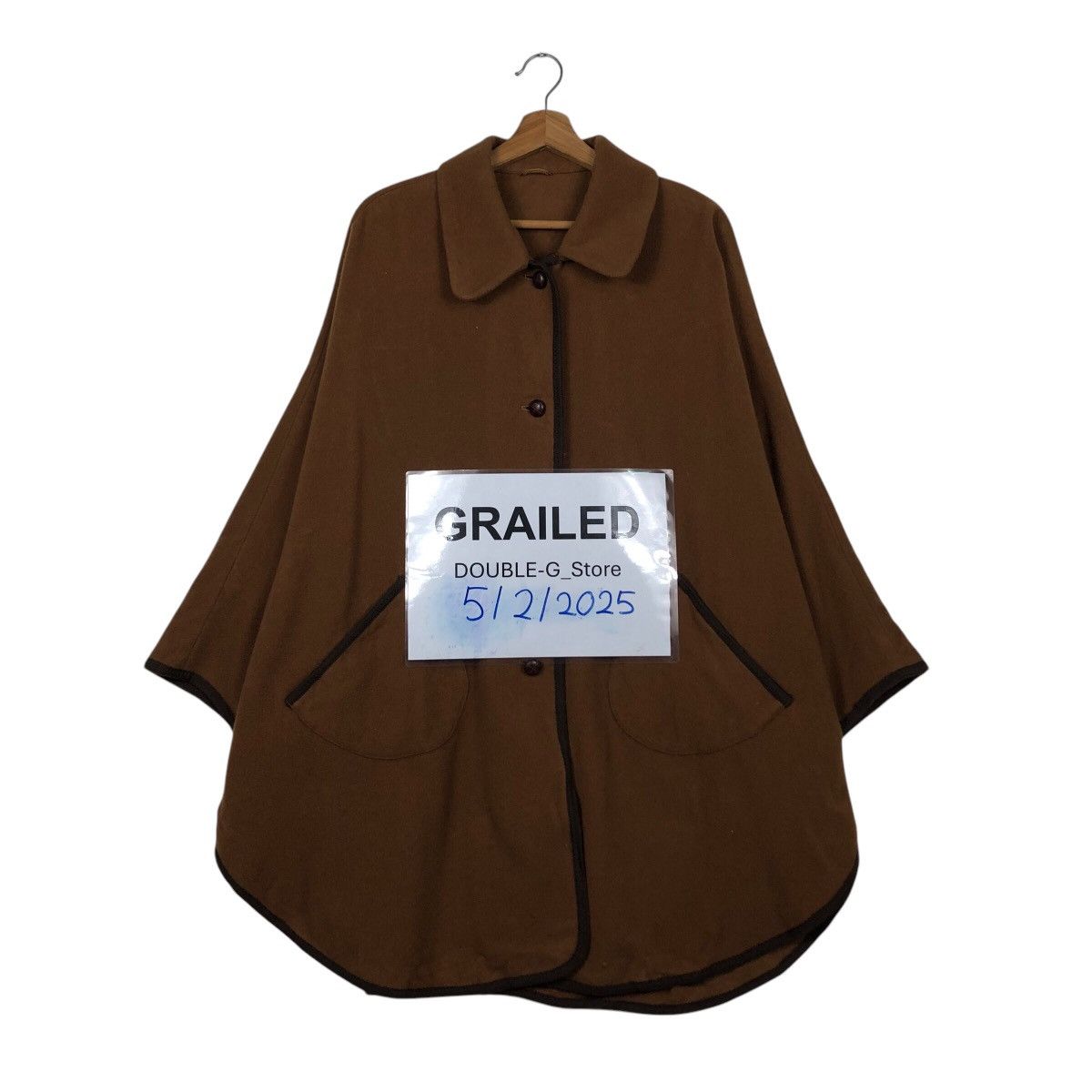 Designer × Japanese Brand × Vintage 📌Vintage Wool Oversized Button Jacket Scapa Issey Miyake Size US M / EU 48-50 / 2 - 1 Thumbnail