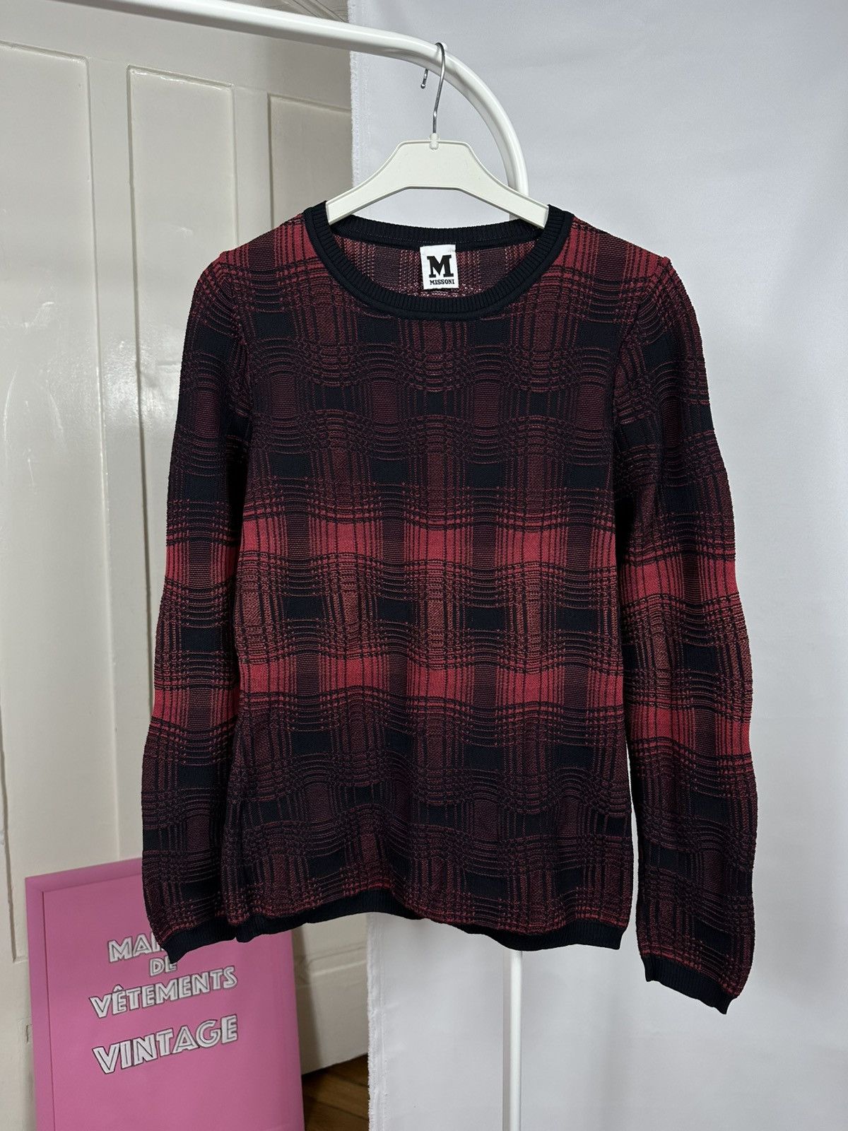 Missoni Missoni Top T-Shirt Check Pattern Size M / US 6-8 / IT 42-44 - 1 Thumbnail