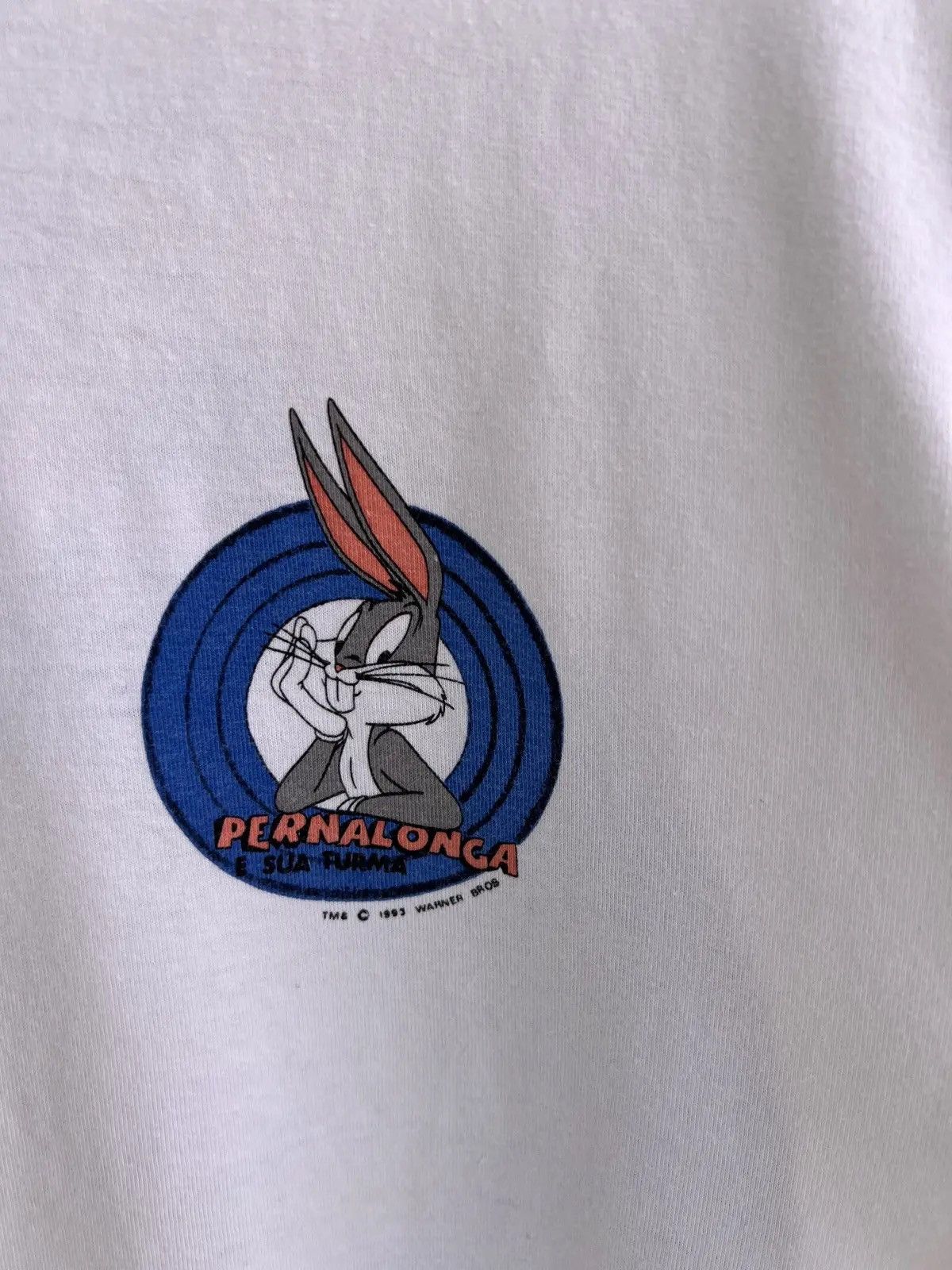 Band Tees × Vintage × Warner Bros Vintage Warner Bros Big logo 1993 Tee Size US M / EU 48-50 / 2 - 6 Thumbnail