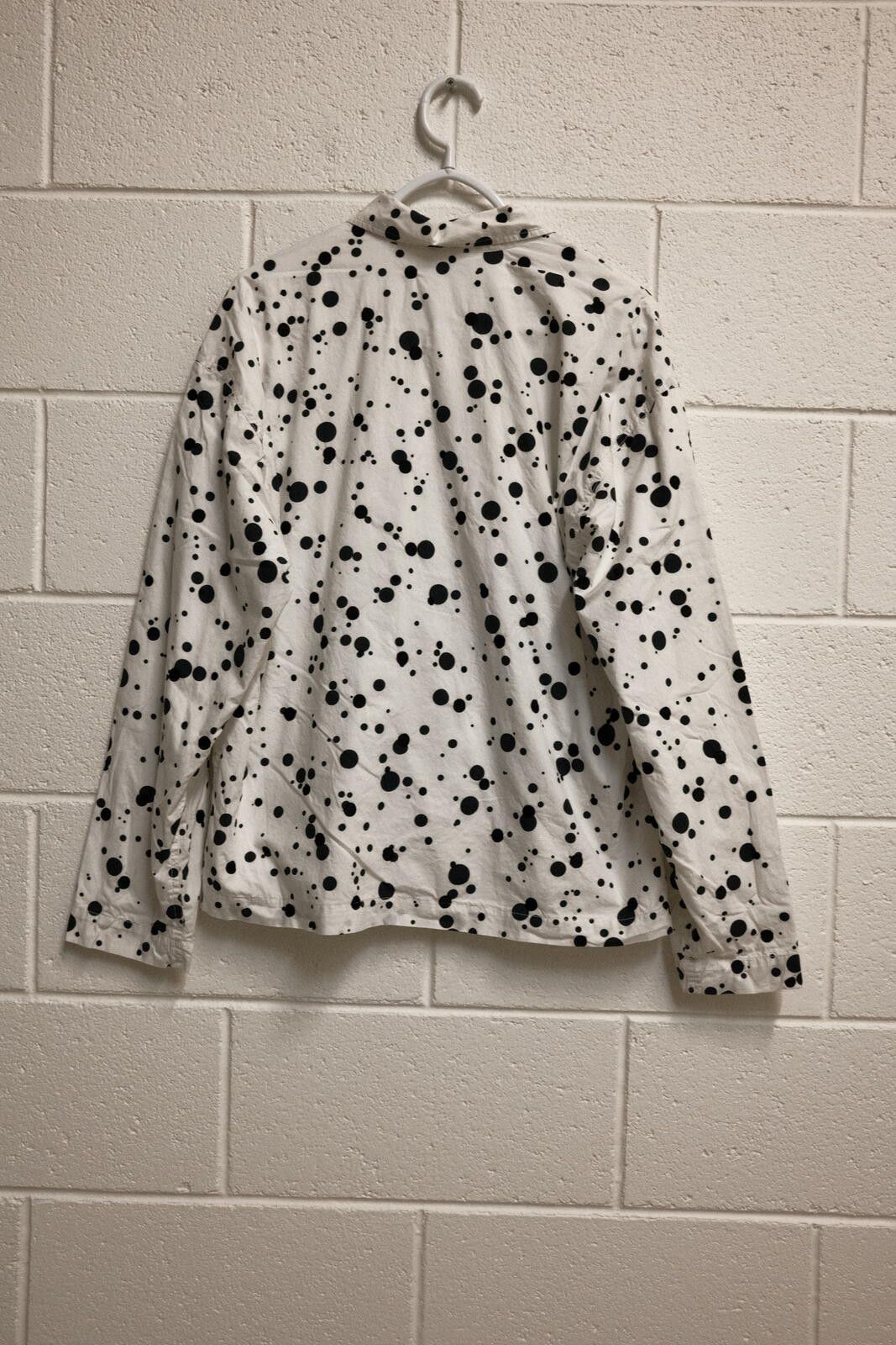 Other YouMustCreate White Jacket with Black Polka Dot Print Size US M / EU 48-50 / 2 - 2 Thumbnail