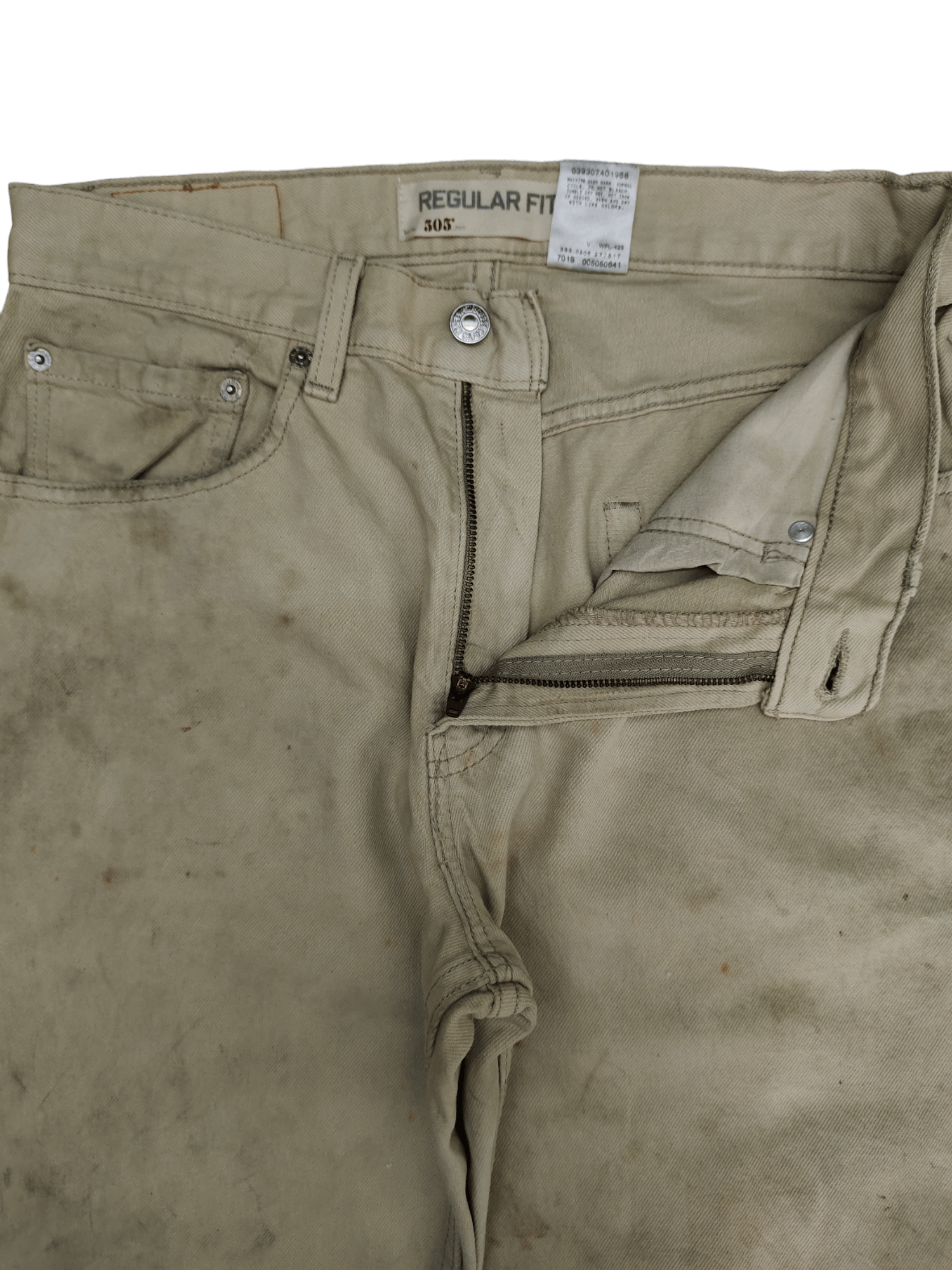 Levi's Size 31x32 Vintage Levis 505 Regular Fit Jeans Dirty Wash Size US 31 - 11 Thumbnail