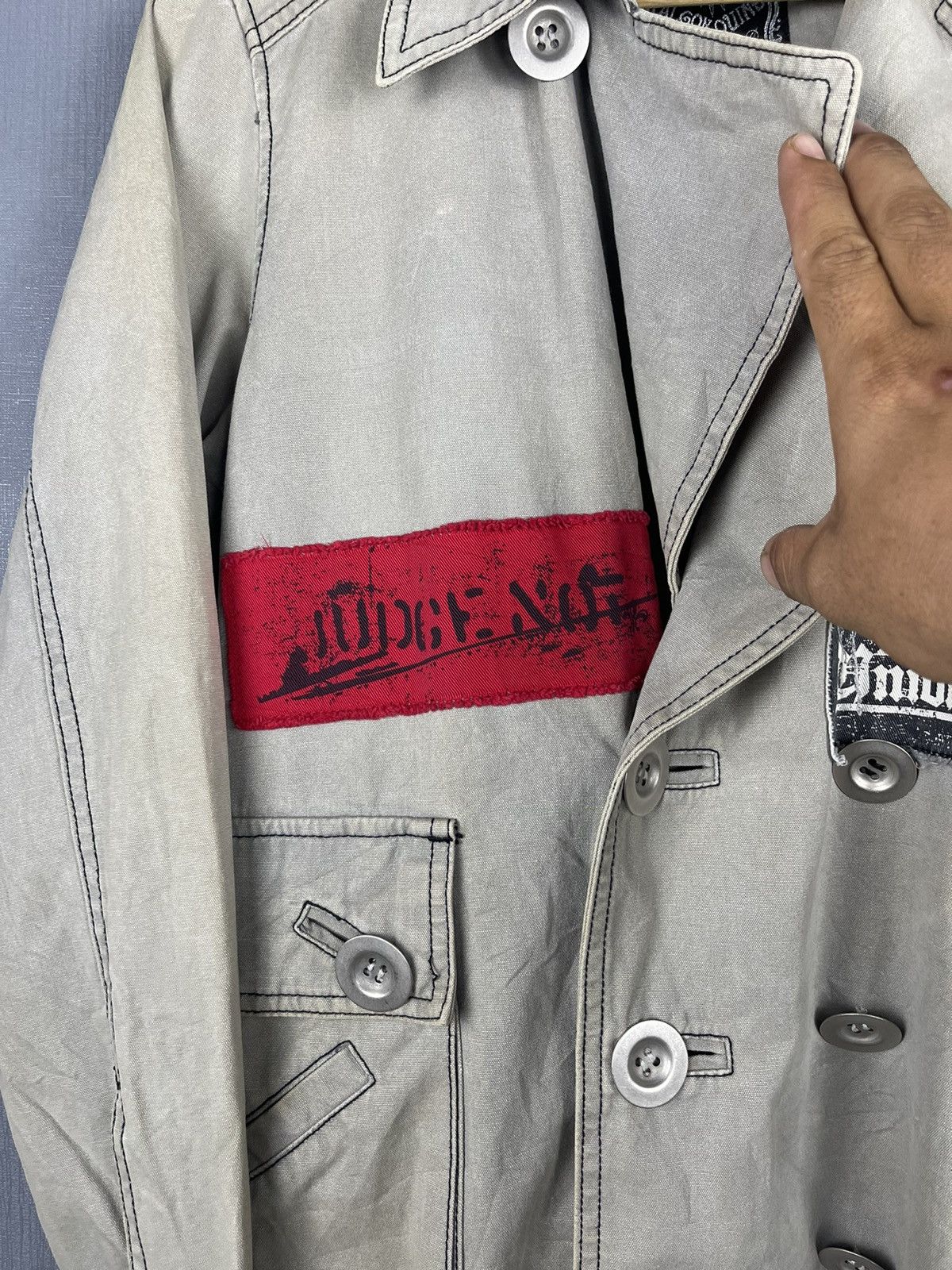 Seditionaries Vintage ALGONQUINS Double Collar Punk Bondage Patches Jacket Size US M / EU 48-50 / 2 - 7 Thumbnail
