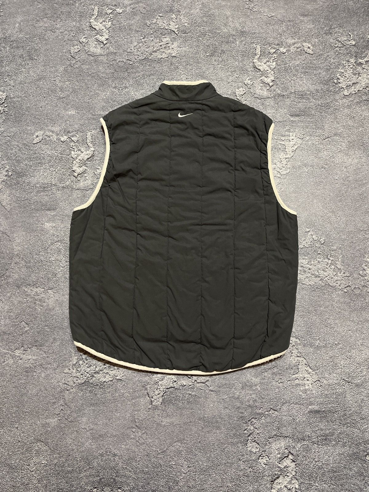 Nike × Vintage Nike Vintage Reversible Vest Red & Gray 90s Size US M / EU 48-50 / 2 - 2 Thumbnail