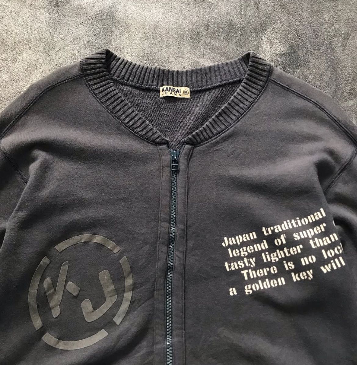 Kansai Yamamoto 2000s Kansai Jeans Poem Jacket y2k Lgb Size US M / EU 48-50 / 2 - 2 Thumbnail