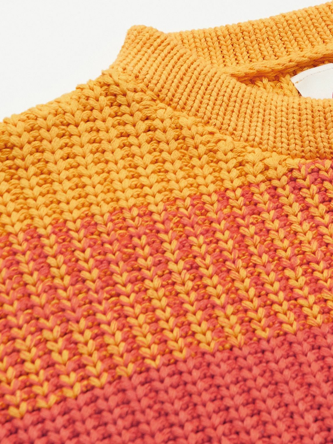 Camp High Sunset Striped Cotton Sweater