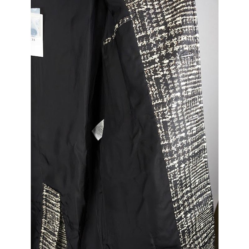 Bottega Veneta o1rshd1 Doucle Prince Of Wales Coat in White/Fondant/Camel Size US M / EU 48-50 / 2 - 10 Thumbnail