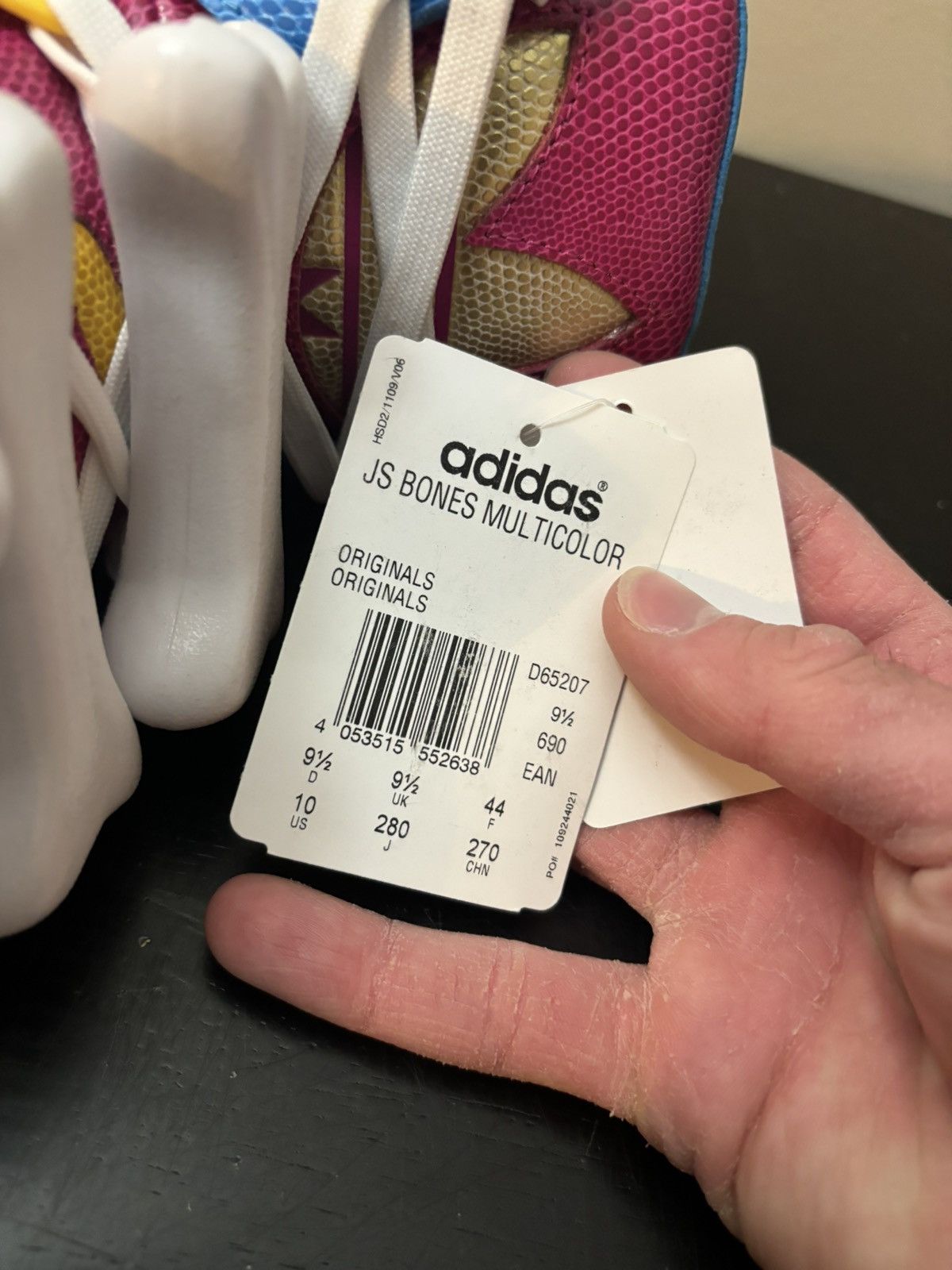 Adidas × Jeremy Scott adidas JS Jeremy Scott Bones Scale Multicolor Sneakers Size US 10 / EU 43 - 5 Thumbnail