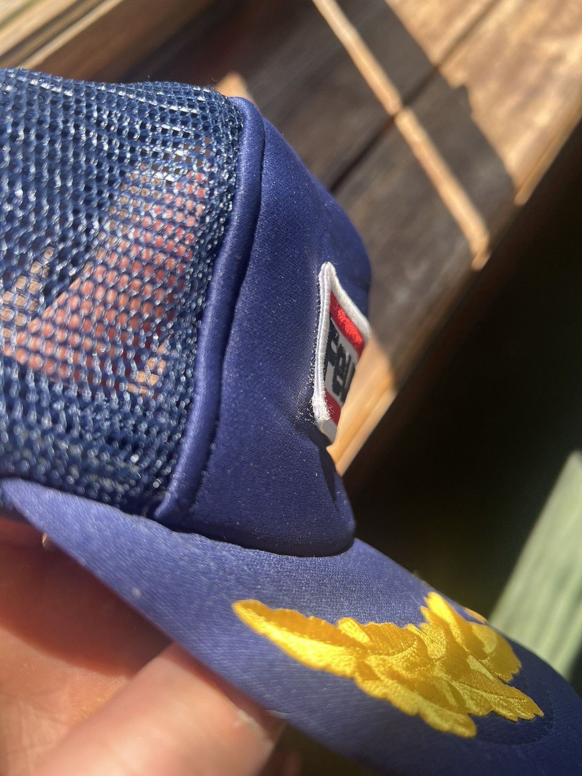Vintage Vintage 90s German Feuerwehr Hat Cap Size ONE SIZE - 4 Thumbnail